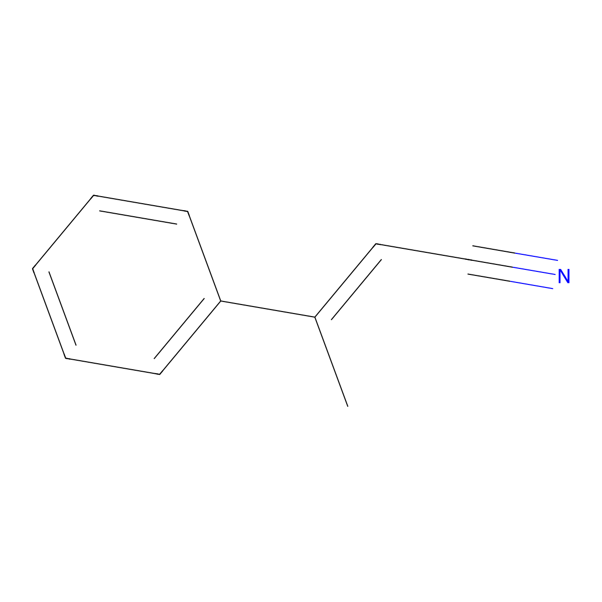 2-Butenenitrile,3-phenyl- molecular structure, CAS 14799-79-2