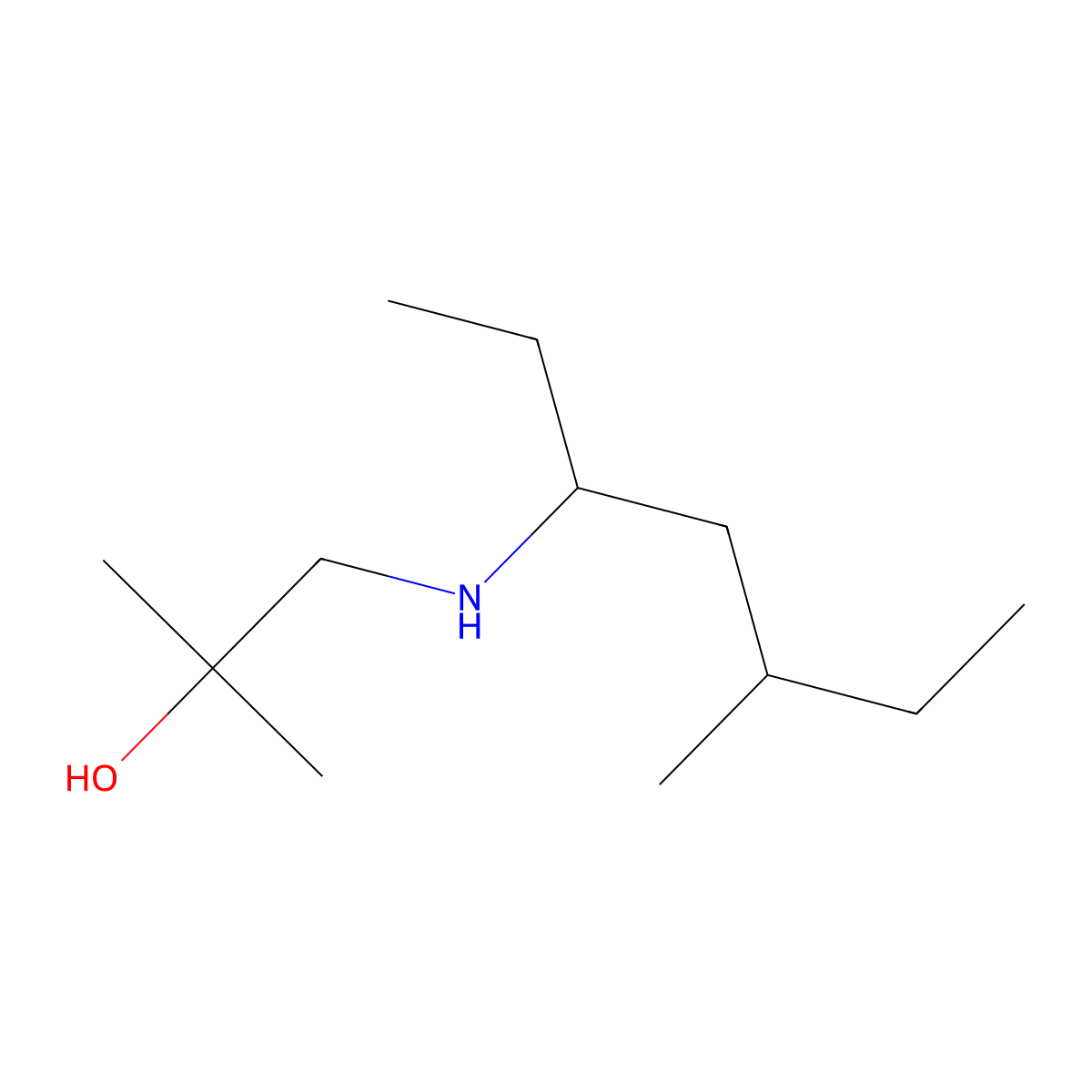 2-Methyl-1-[(5-methylheptan-3-yl)amino]propan-2-ol molecular structure, CAS 1479905-85-5