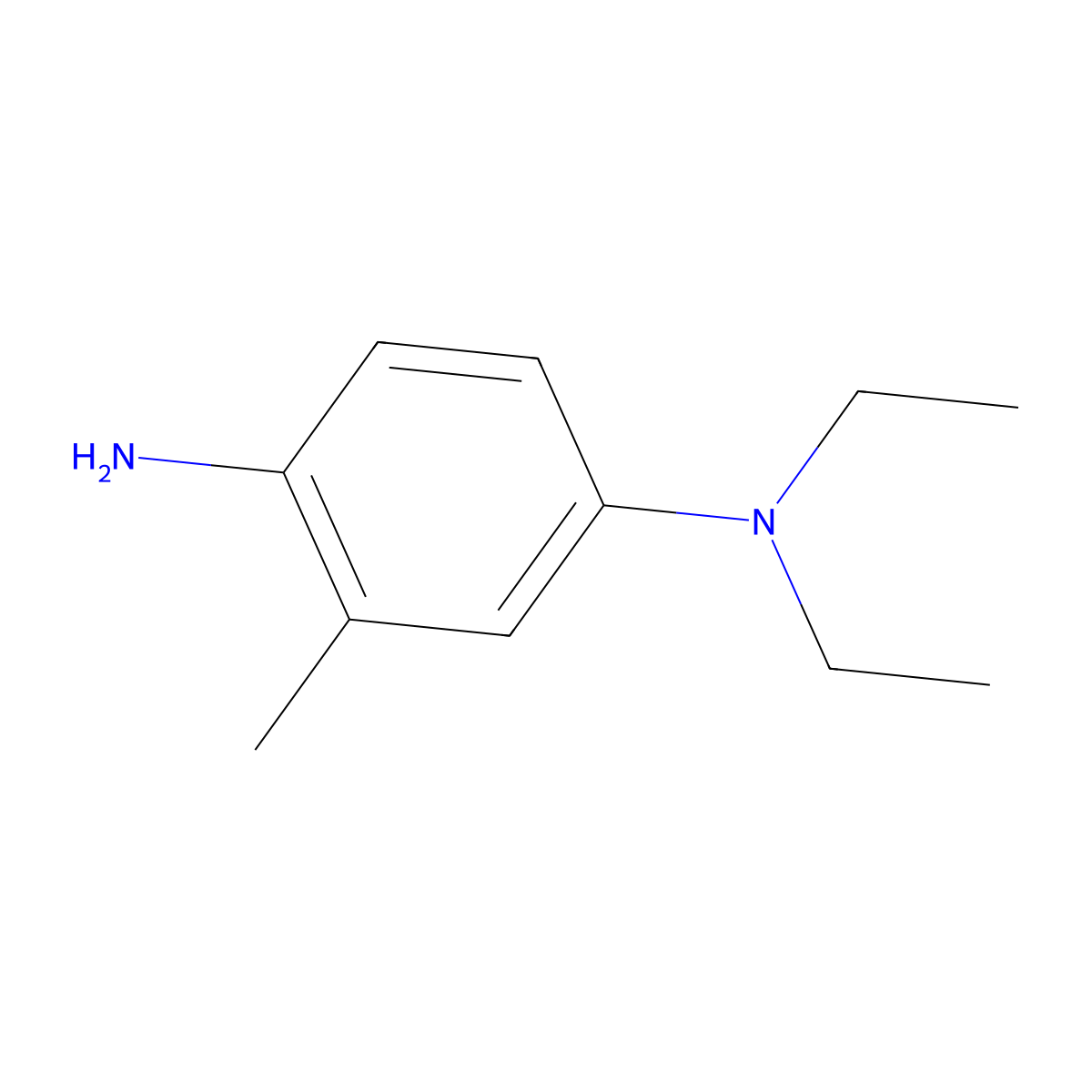 2-Amino-5-(diethylamino)toluene molecular structure, CAS 148-71-0