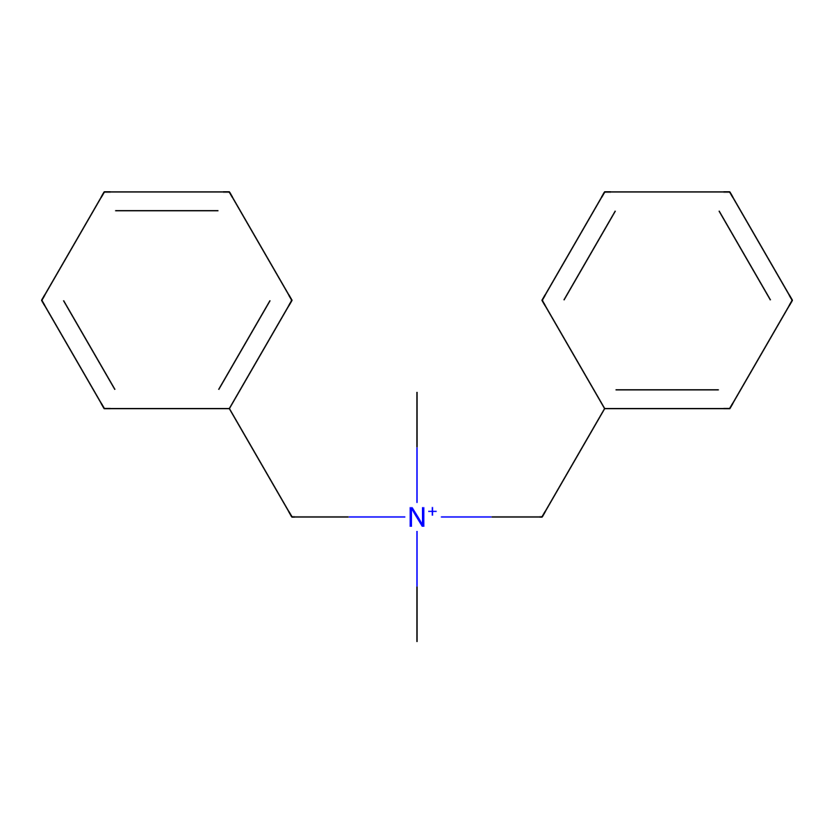 Dibenzyldimethylammonium molecular structure, CAS 14800-26-1