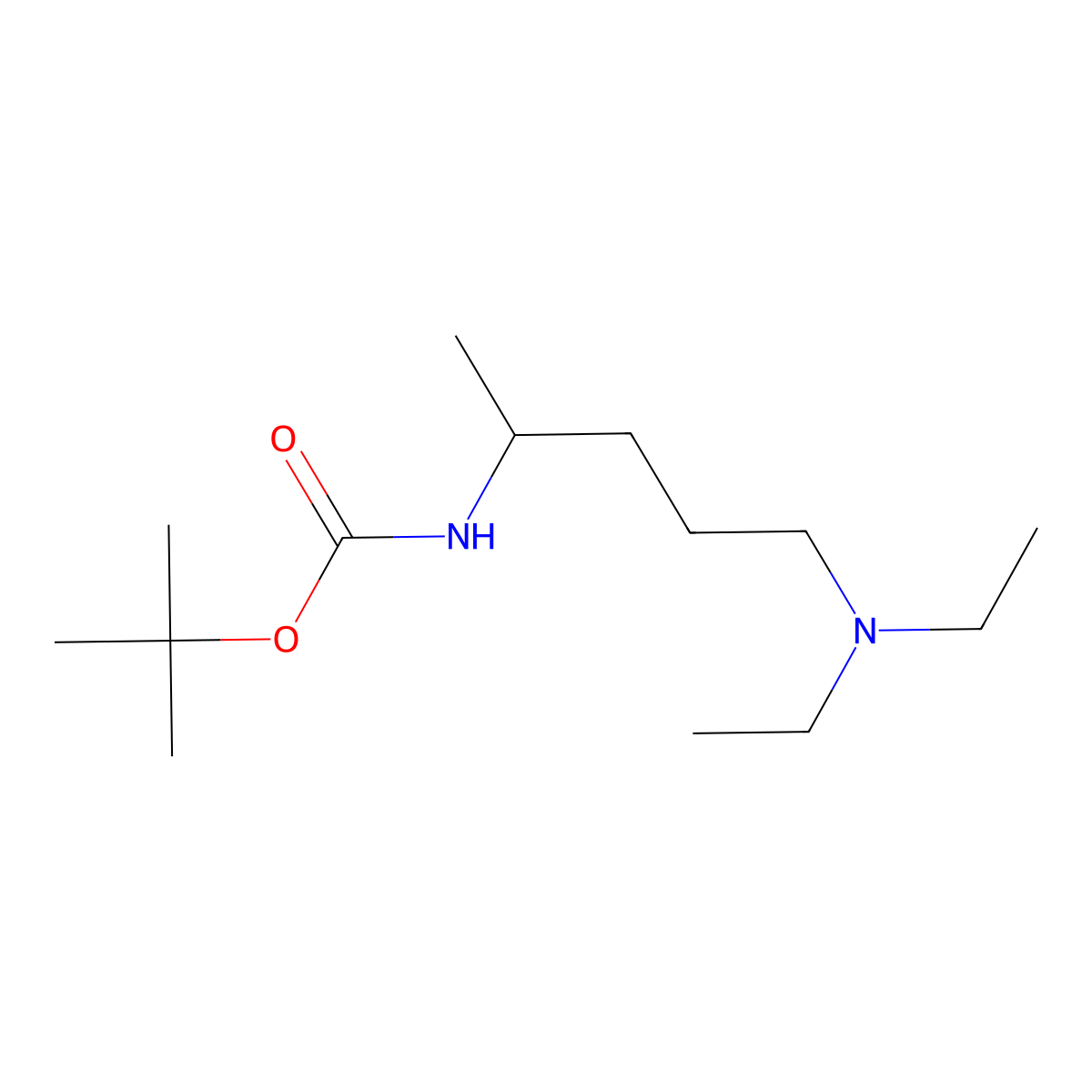 tert-Butyl (5-(diethylamino)pentan-2-yl)carbamate molecular structure, CAS 1480004-00-9