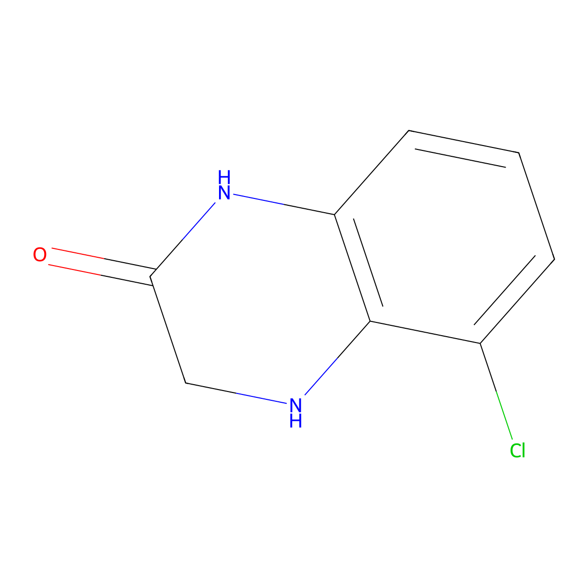 5-Chloro-3,4-dihydroquinoxalin-2(1H)-one molecular structure, CAS 148010-70-2