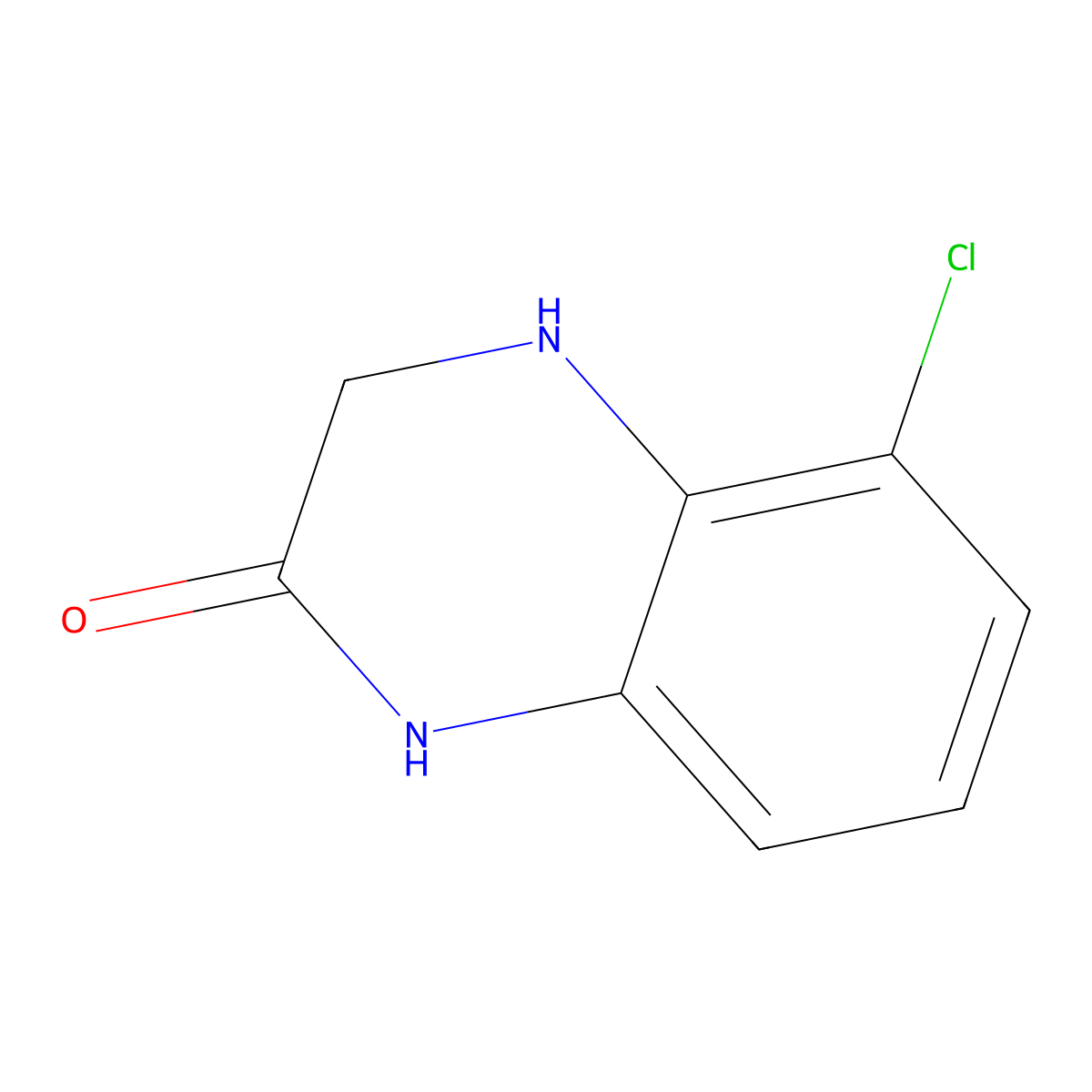 5-Chloro-3,4-dihydroquinoxalin-2(1H)-one molecular structure, CAS 148010-70-2