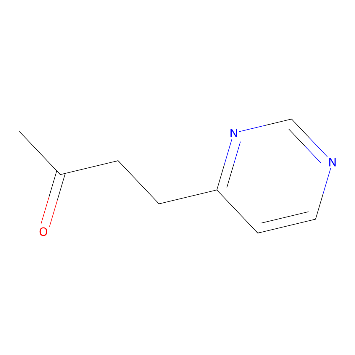 4-(Pyrimidin-4-yl)butan-2-one molecular structure, CAS 1480131-72-3