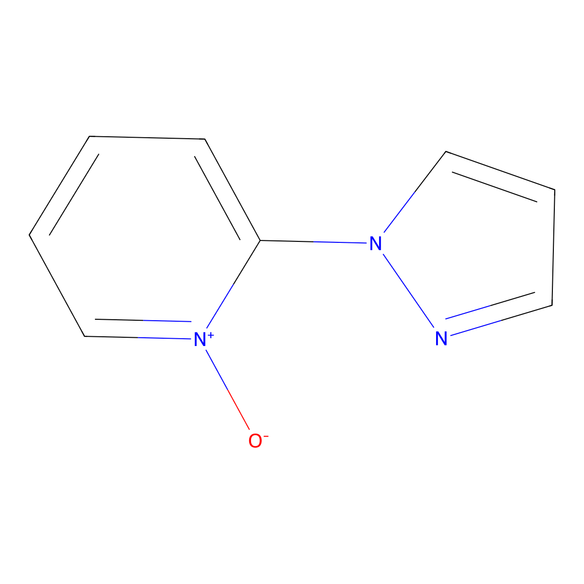 2-(1H-Pyrazol-1-yl)pyridine 1-oxide molecular structure, CAS 1480146-03-9