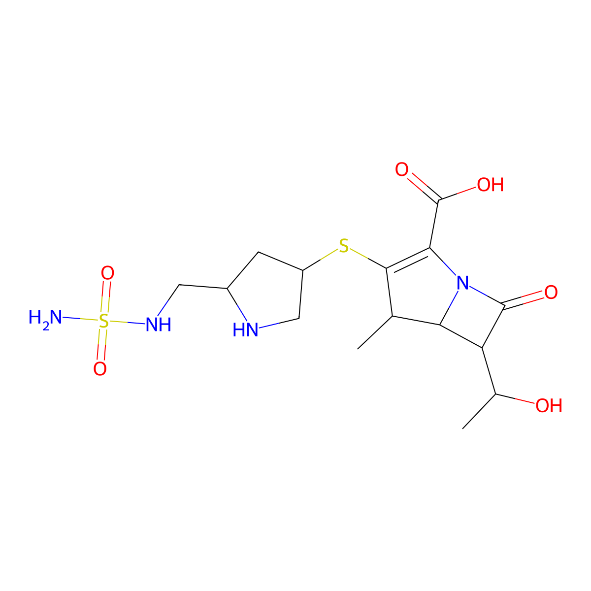 Doripenem molecular structure, CAS 148016-81-3