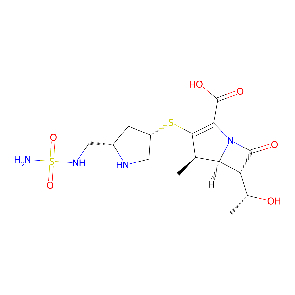 Doripenem molecular structure, CAS 148016-81-3