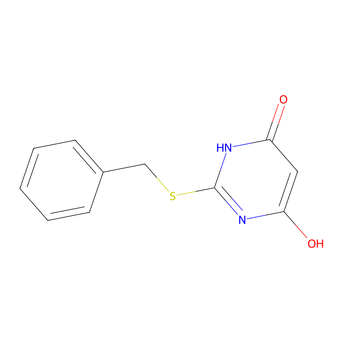 2-(Benzylthio)pyrimidine-4,6-diol molecular structure, CAS 148020-95-5