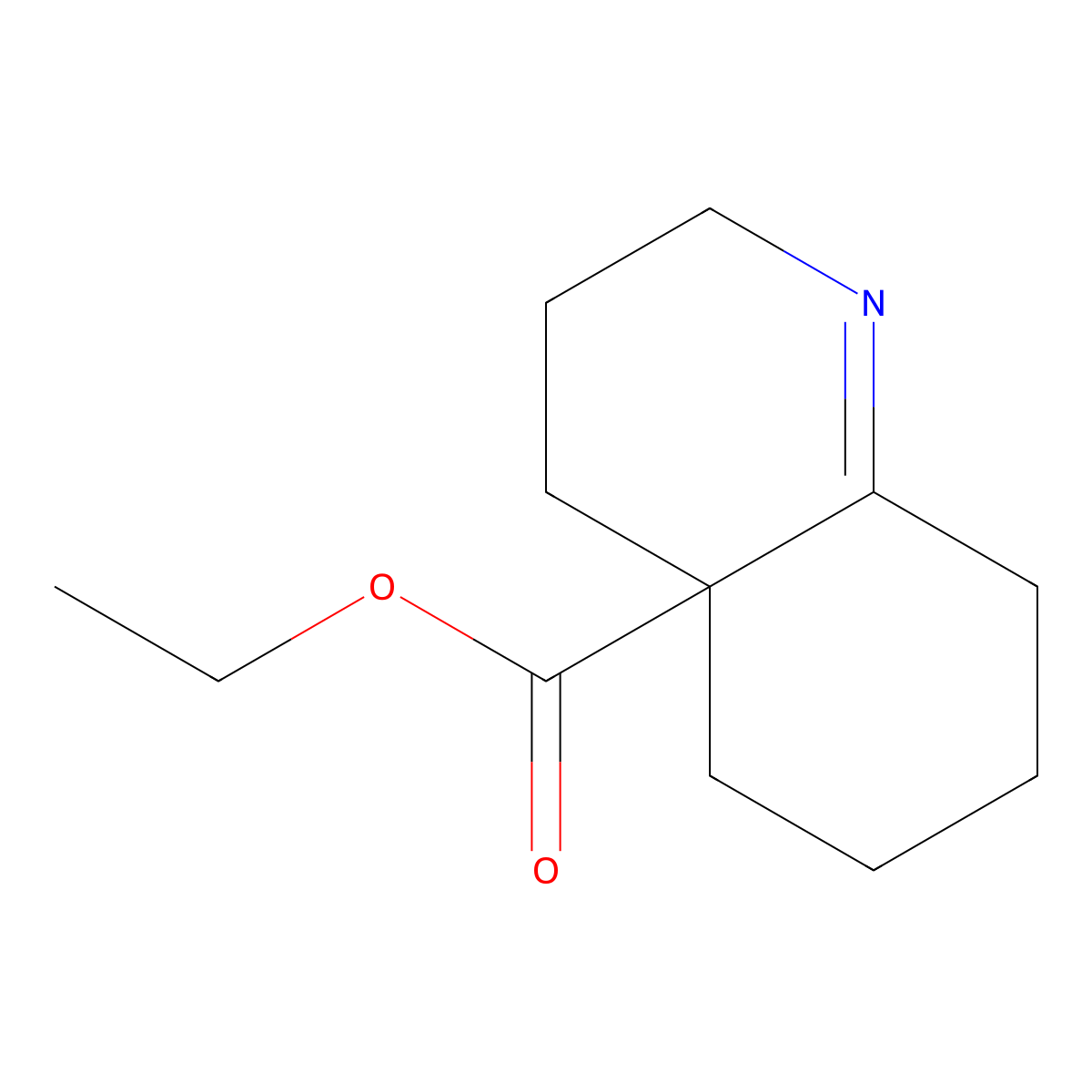 Ethyl 2,3,4,4a,5,6,7,8-octahydroquinoline-4a-carboxylate molecular structure, CAS 148028-91-5