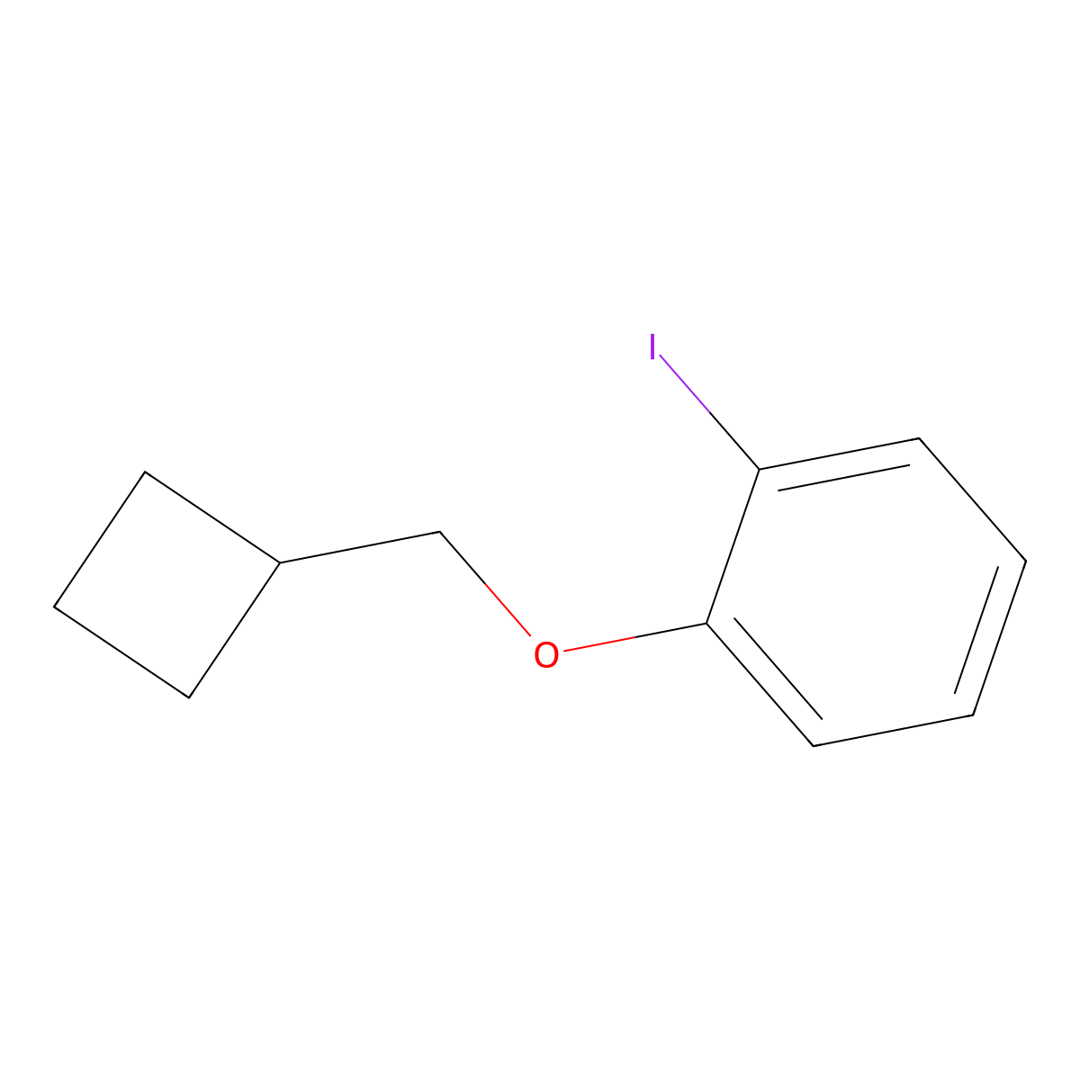 1-Cyclobutylmethoxy-2-iodo-benzene molecular structure, CAS 1480316-90-2