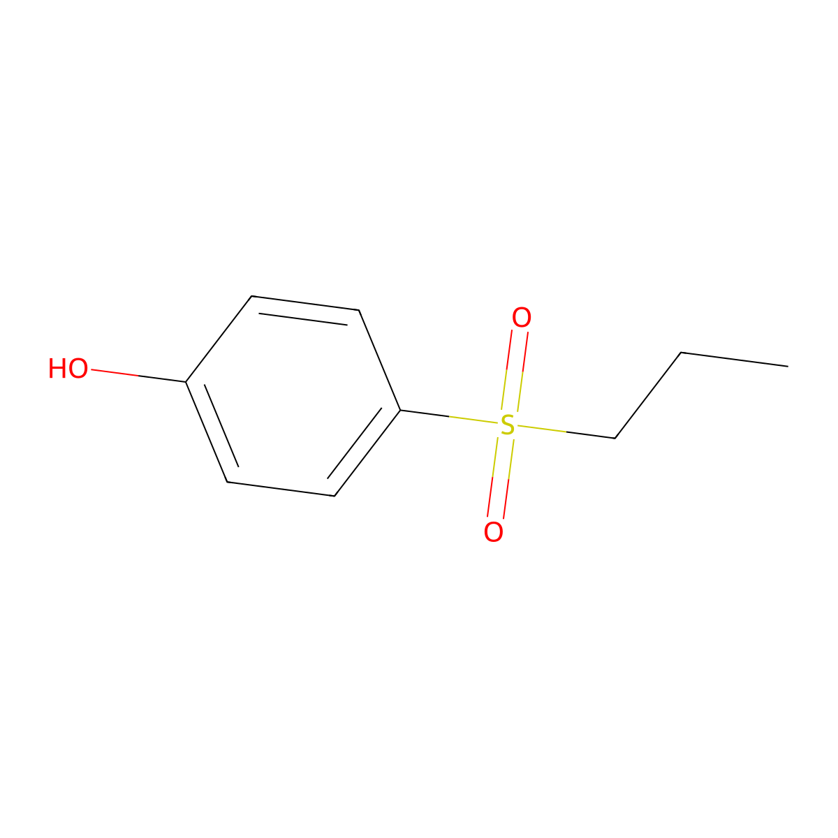 4-(Propane-1-sulfonyl)phenol molecular structure, CAS 148038-16-8