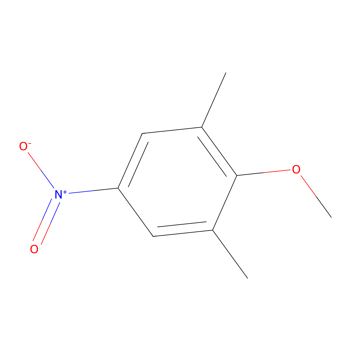 2-Methoxy-1,3-dimethyl-5-nitrobenzene molecular structure, CAS 14804-39-8