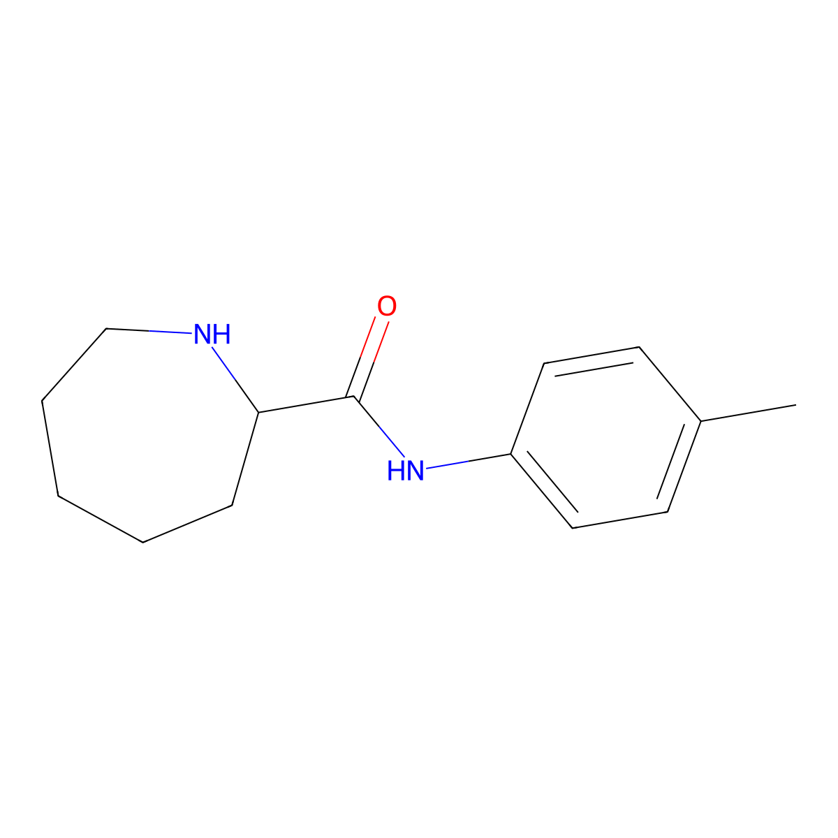 N-(p-Tolyl)azepane-2-carboxamide molecular structure, CAS 1480419-72-4