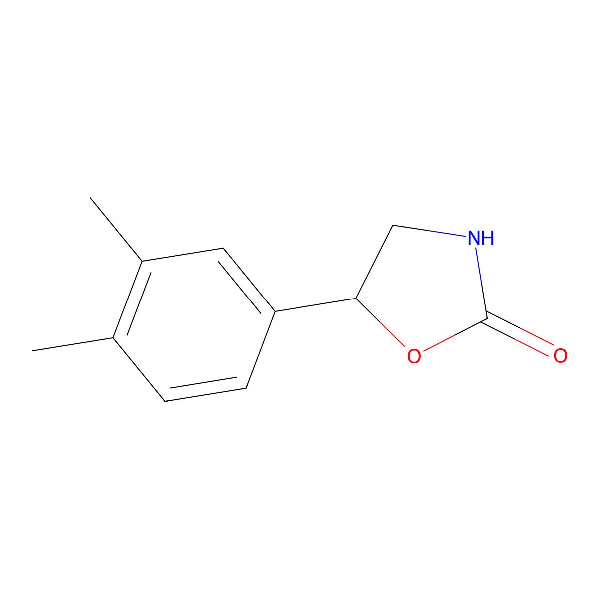 5-(3,4-Dimethylphenyl)oxazolidin-2-one molecular structure, CAS 1480453-23-3