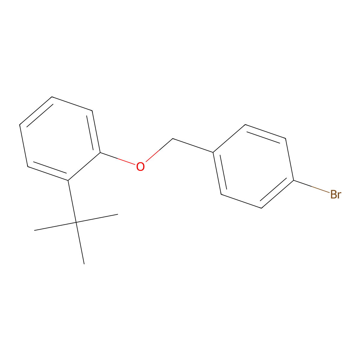 1-((4-Bromobenzyl)oxy)-2-(tert-butyl)benzene molecular structure, CAS 1480534-88-0