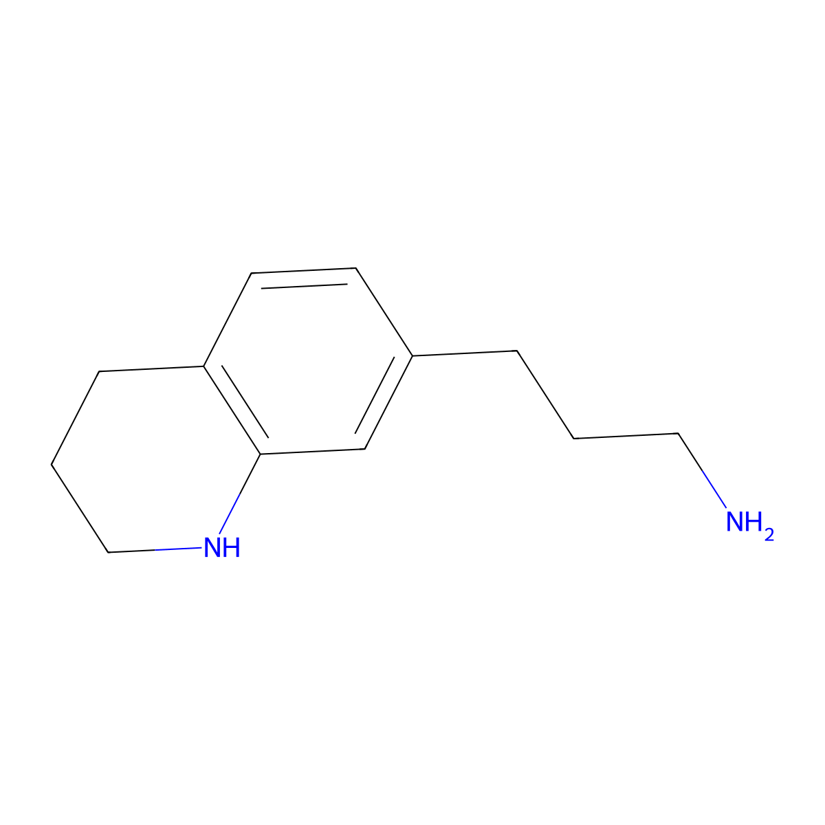 3-(1,2,3,4-Tetrahydroquinolin-7-yl)propan-1-amine molecular structure, CAS 1480761-62-3