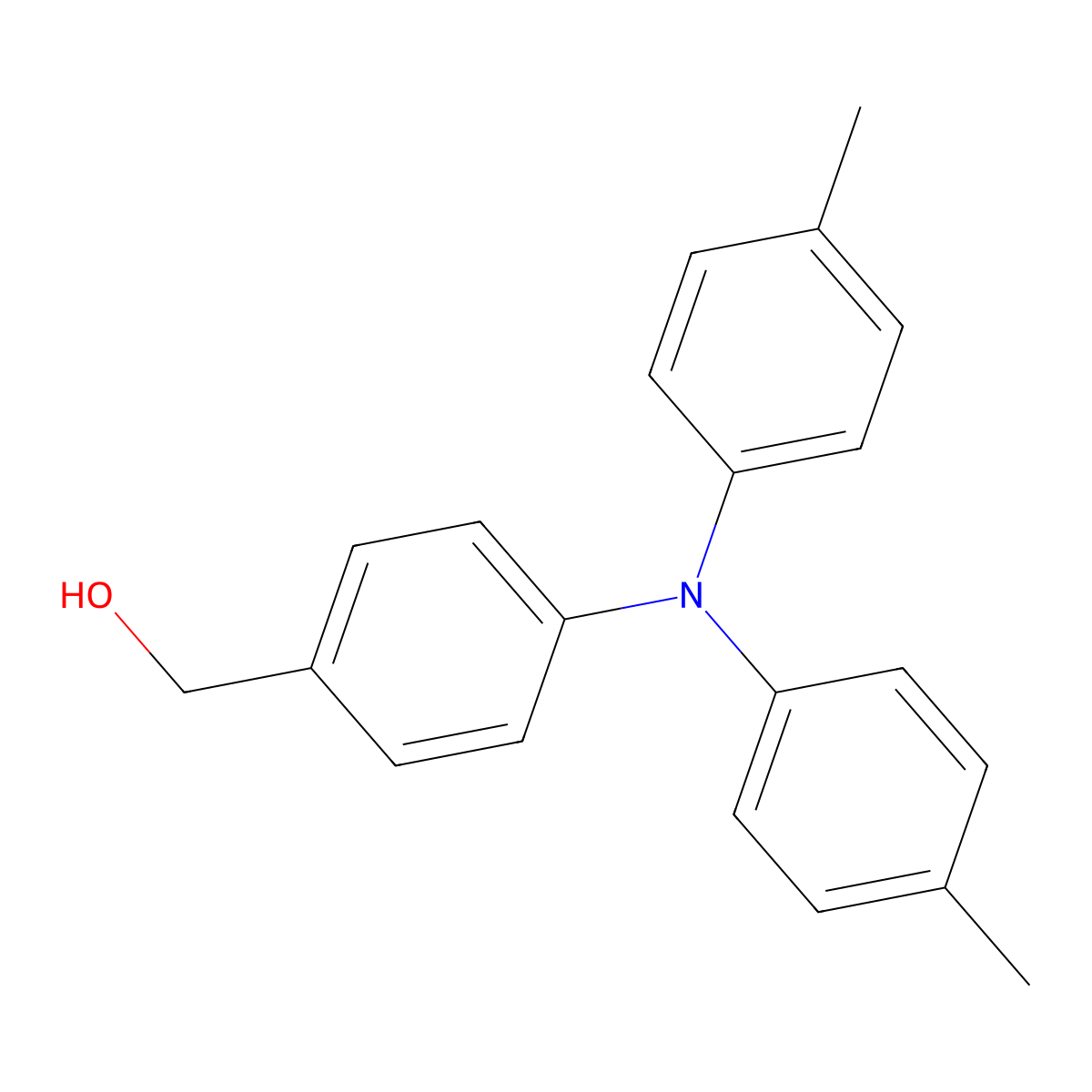 4-(Di-p-tolylamino)benzyl alcohol molecular structure, CAS 148077-49-0