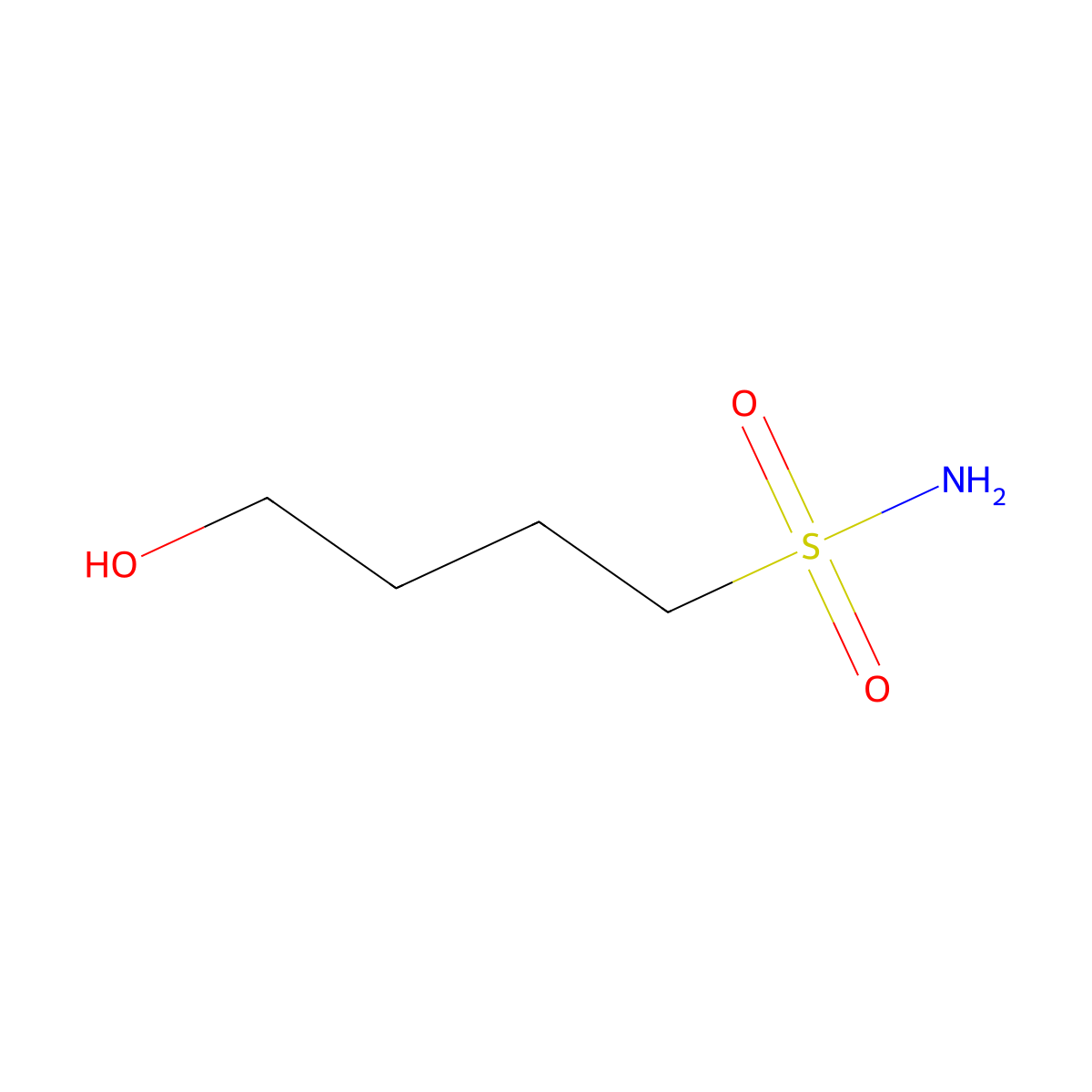 4-Hydroxybutane-1-sulfonamide molecular structure, CAS 1480822-17-0