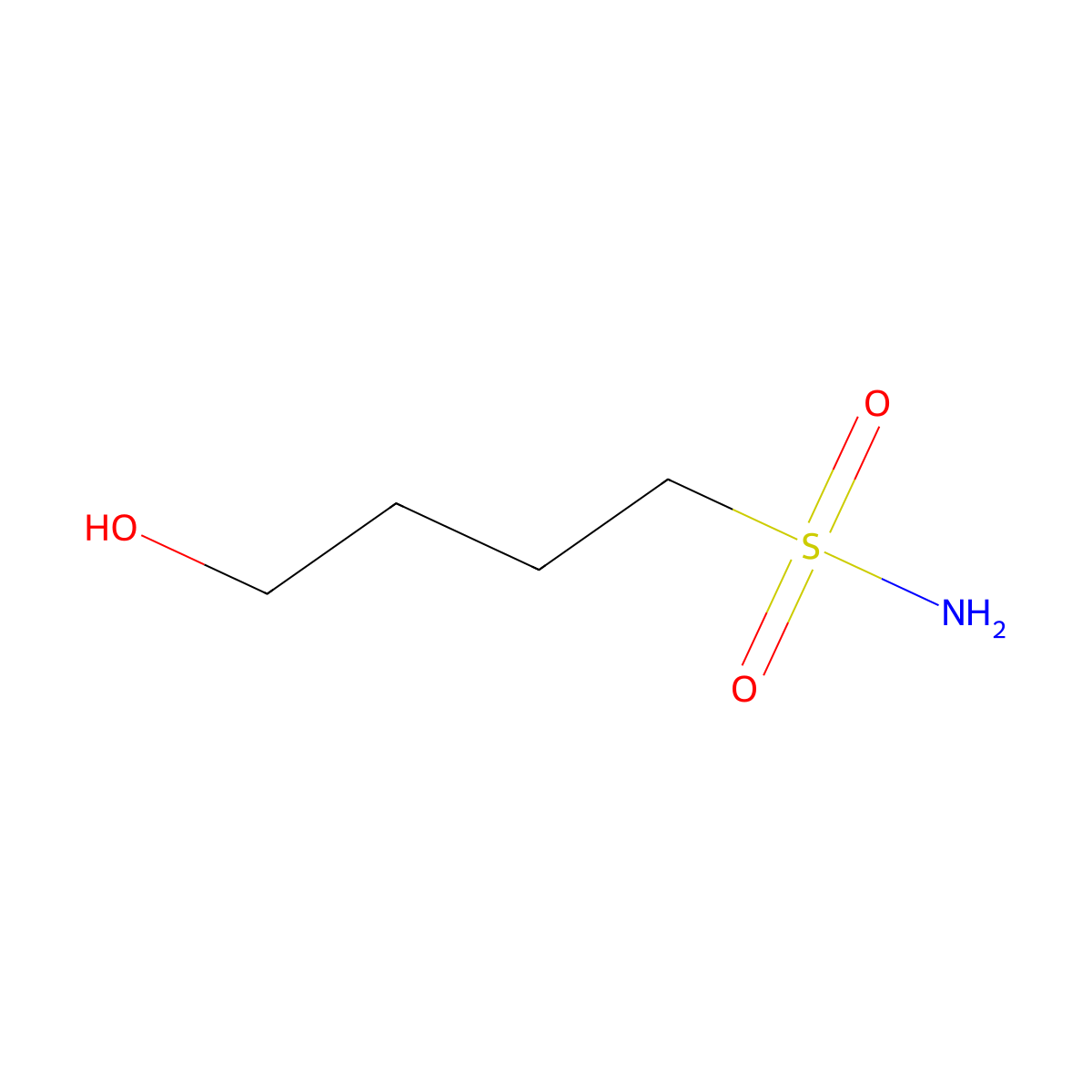 4-Hydroxybutane-1-sulfonamide molecular structure, CAS 1480822-17-0