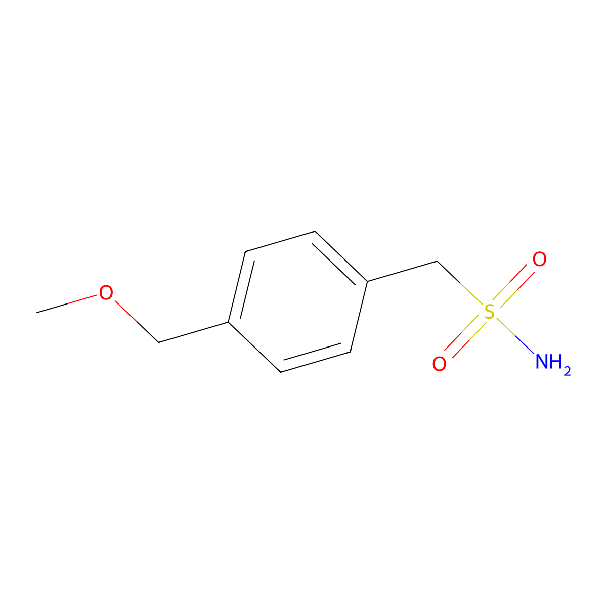 [4-(Methoxymethyl)phenyl]methanesulfonamide molecular structure, CAS 1481206-18-1