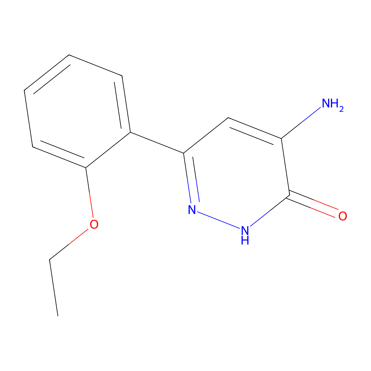 4-Amino-6-(2-ethoxyphenyl)pyridazin-3-ol molecular structure, CAS 1481220-65-8