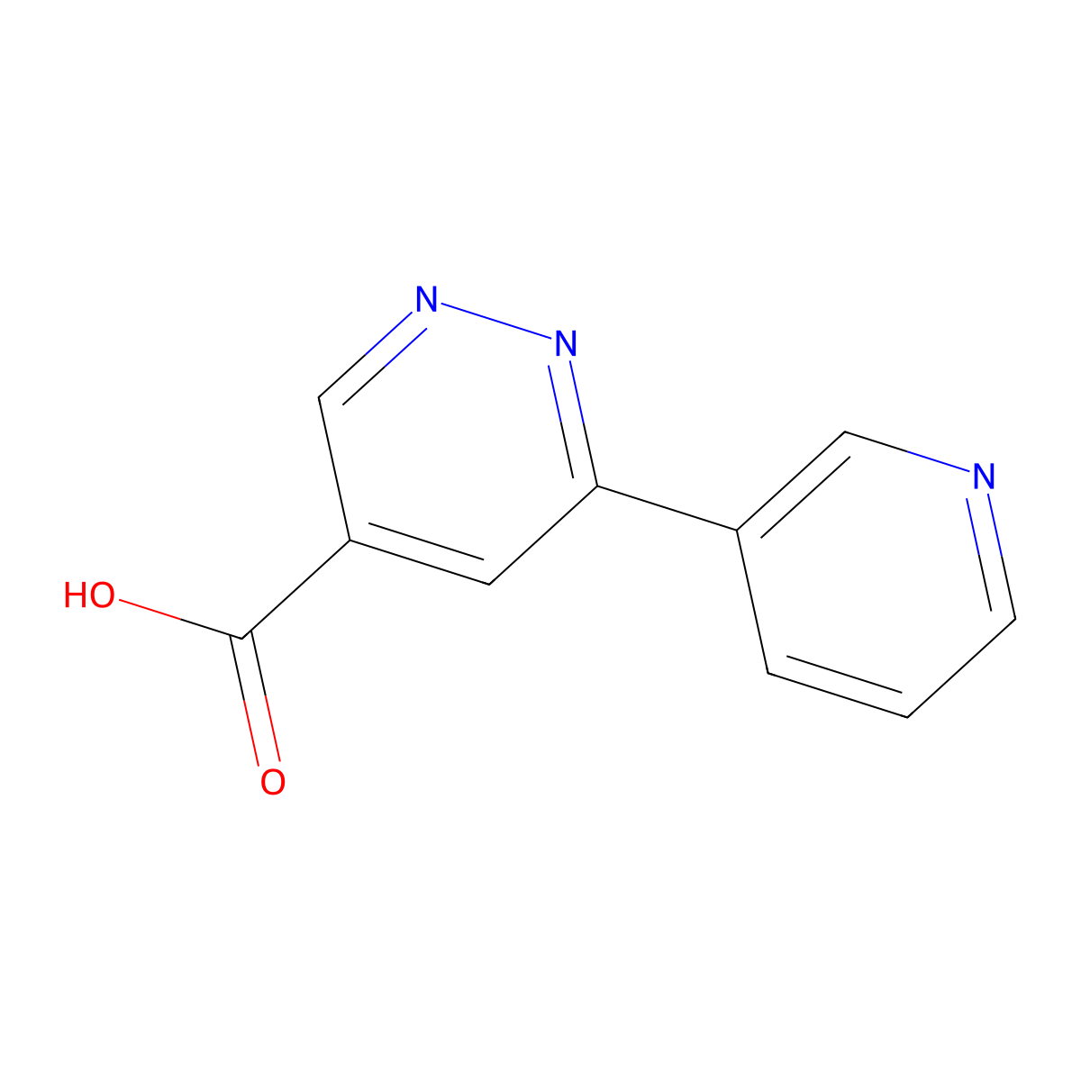 6-(Pyridin-3-yl)pyridazine-4-carboxylic acid molecular structure, CAS 1481322-53-5