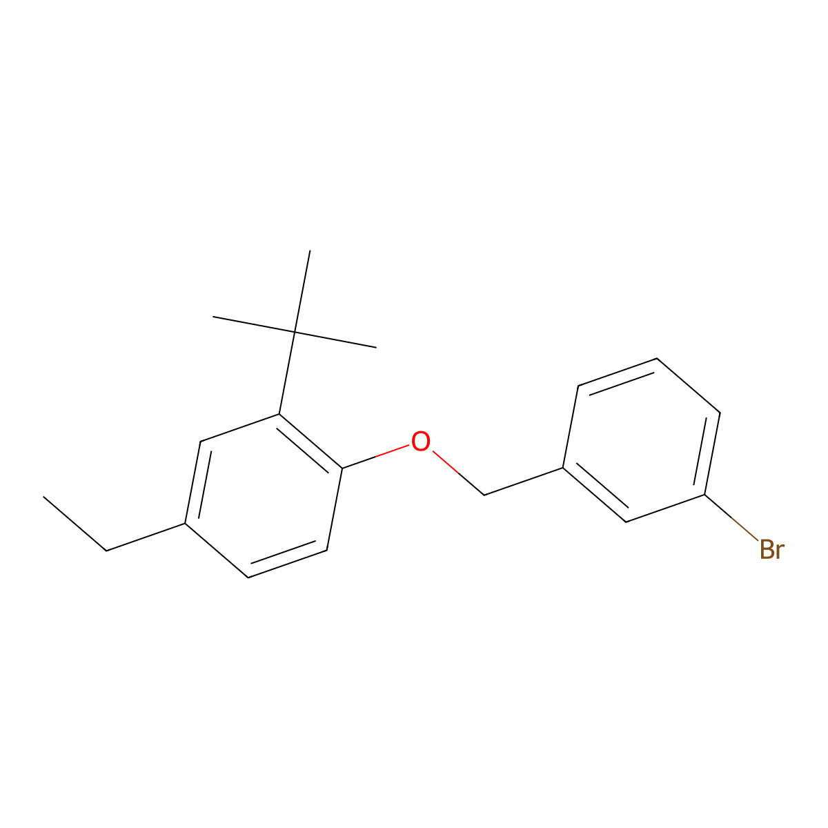 1-((3-Bromobenzyl)oxy)-2-(tert-butyl)-4-ethylbenzene molecular structure, CAS 1481359-99-2