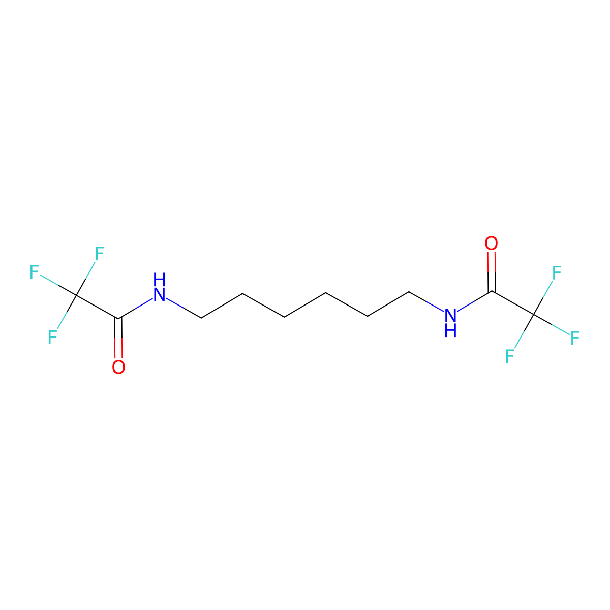 Acetamide, N,N'-1,6-hexanediylbis[2,2,2-trifluoro- molecular structure, CAS 14815-14-6