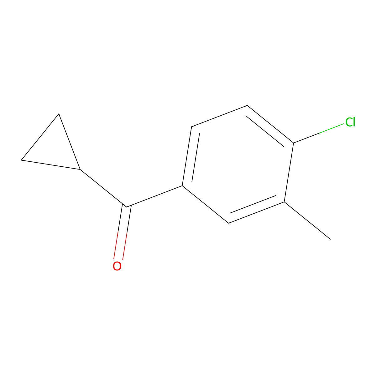 (4-Chloro-3-methylphenyl)cyclopropylmethanone molecular structure, CAS 1481513-20-5