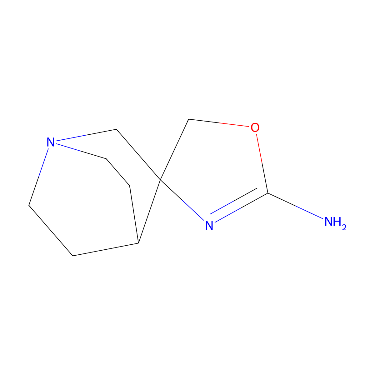 5'h-4-Azaspiro[bicyclo[2.2.2]octane-2,4'-oxazol]-2'-amine molecular structure, CAS 1481531-41-2