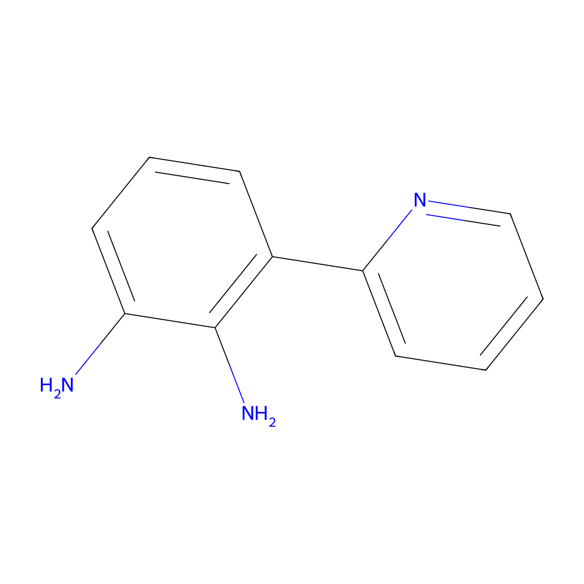 3-(Pyridin-2-yl)benzene-1,2-diamine molecular structure, CAS 1481628-25-4