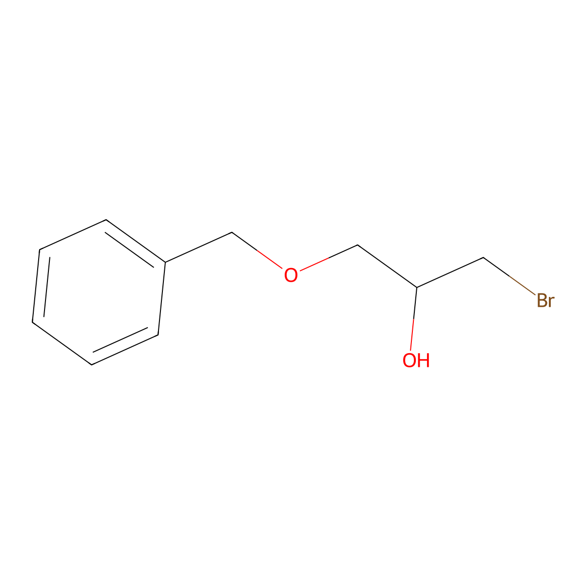 1-Bromo-3-benzyloxy-2-propanol molecular structure, CAS 148173-18-6