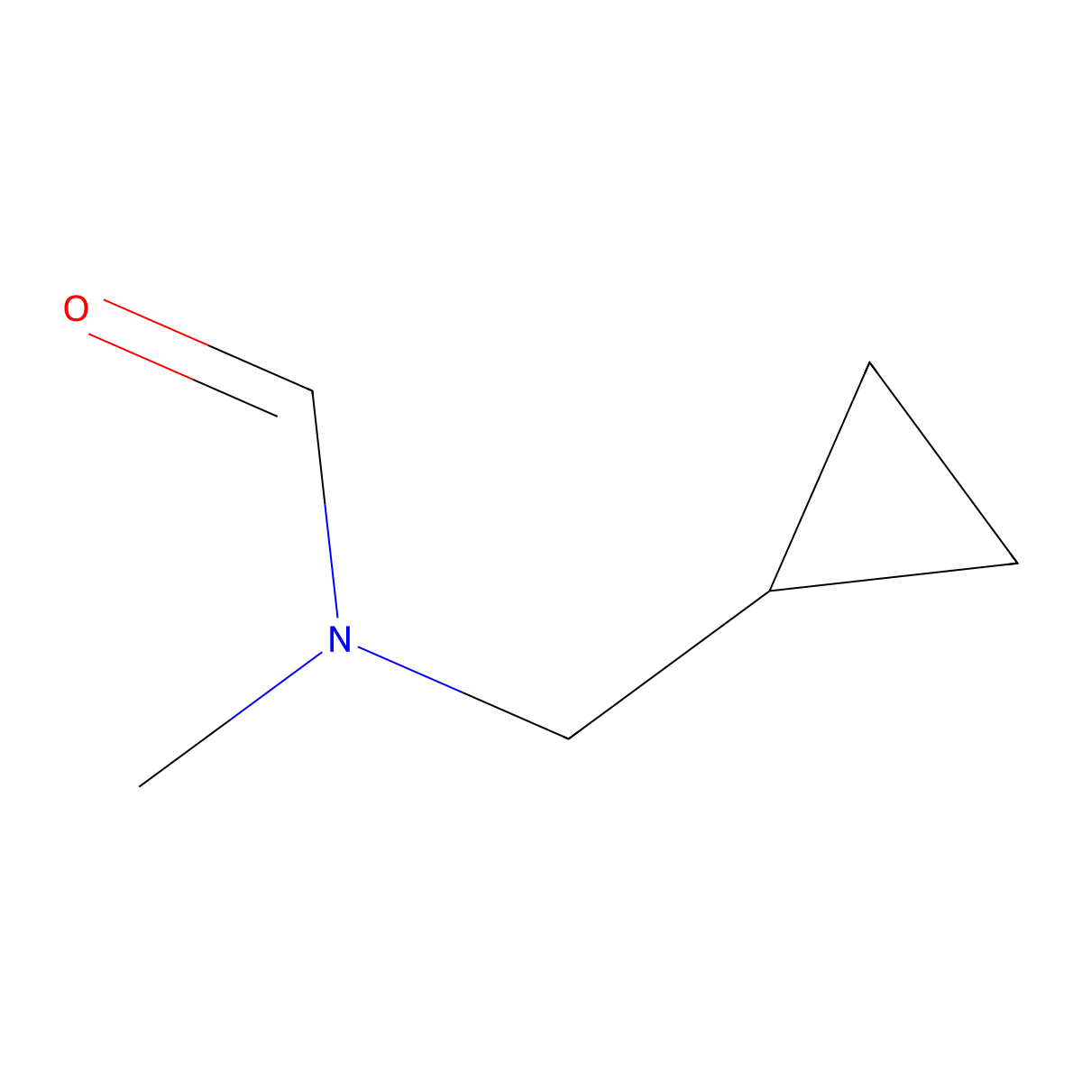 N-(cyclopropylmethyl)-N-methylformamide molecular structure, CAS 1481768-45-9