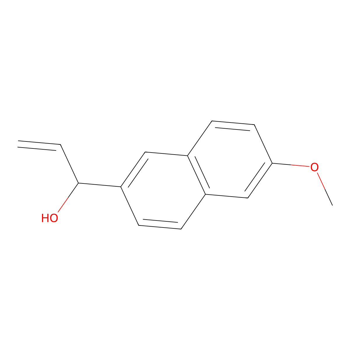 1-(6-Methoxynaphthalen-2-yl)prop-2-en-1-ol molecular structure, CAS 1481819-48-0