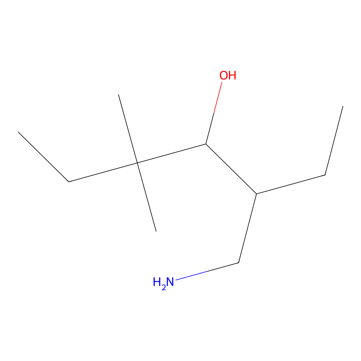 5-(Aminomethyl)-3,3-dimethylheptan-4-ol molecular structure, CAS 1481832-12-5