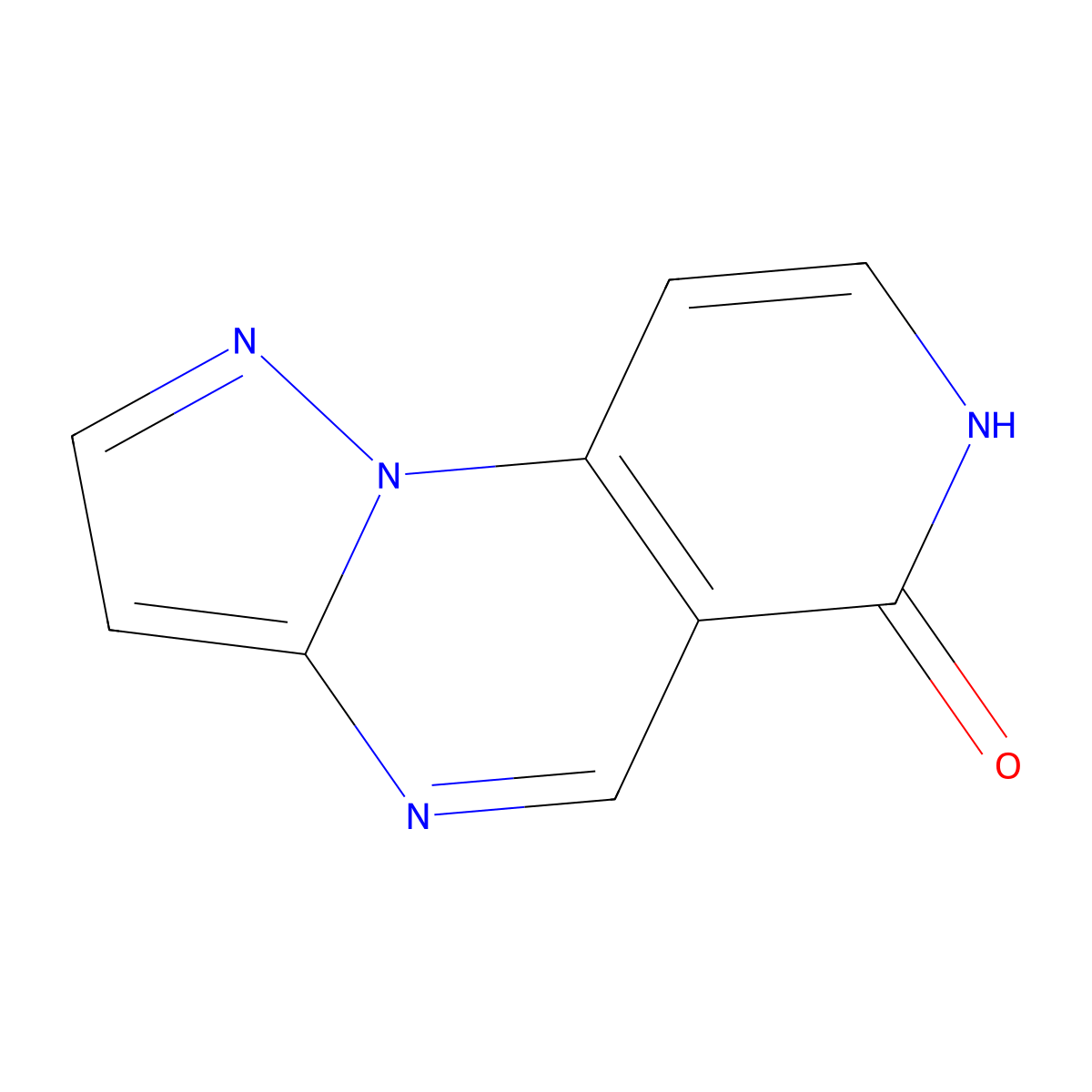 Pyrazolo[1,5-a]pyrido[3,4-e]pyrimidin-6(7H)-one molecular structure, CAS 148191-54-2