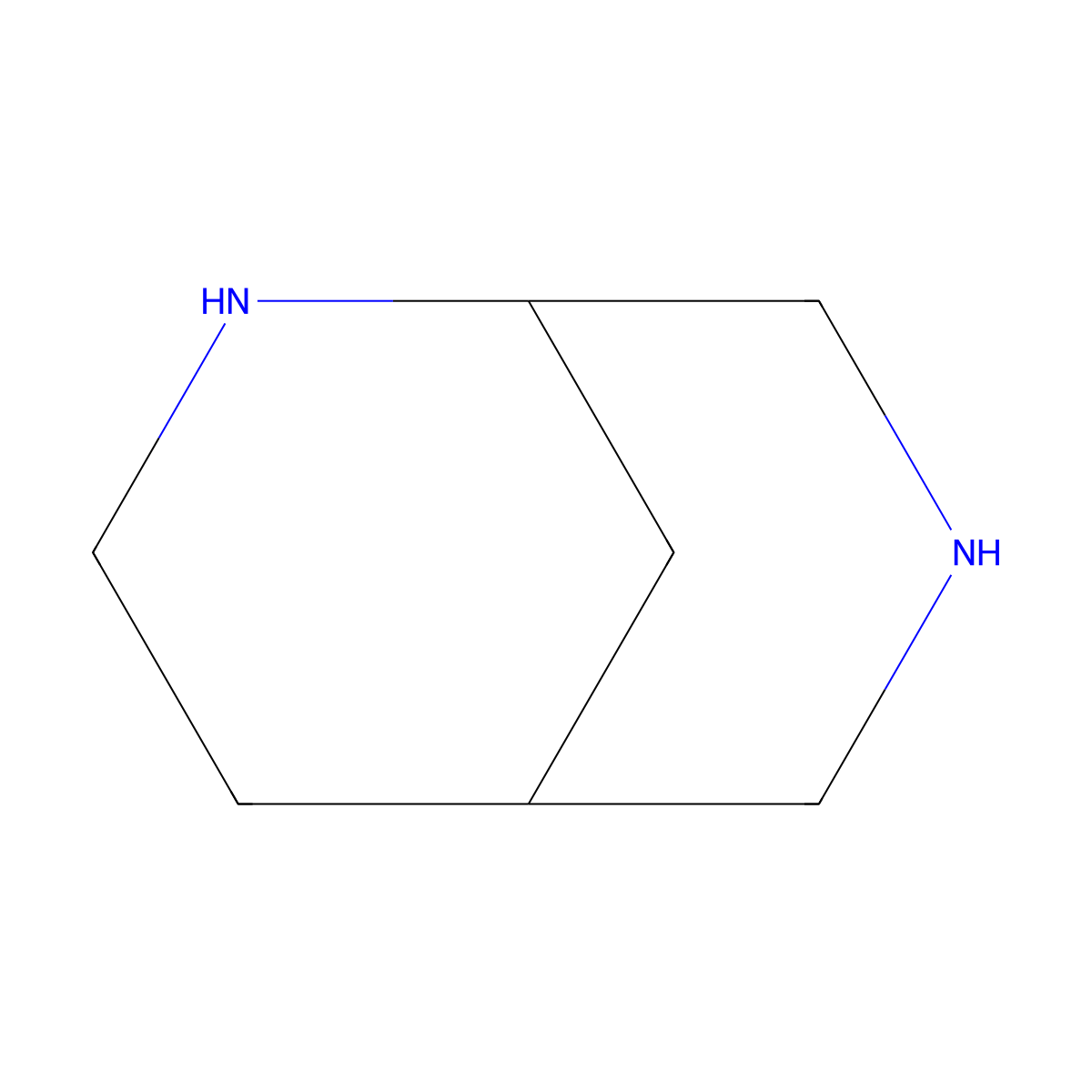 2,7-Diazabicyclo[3.3.1]nonane molecular structure, CAS 148194-72-3