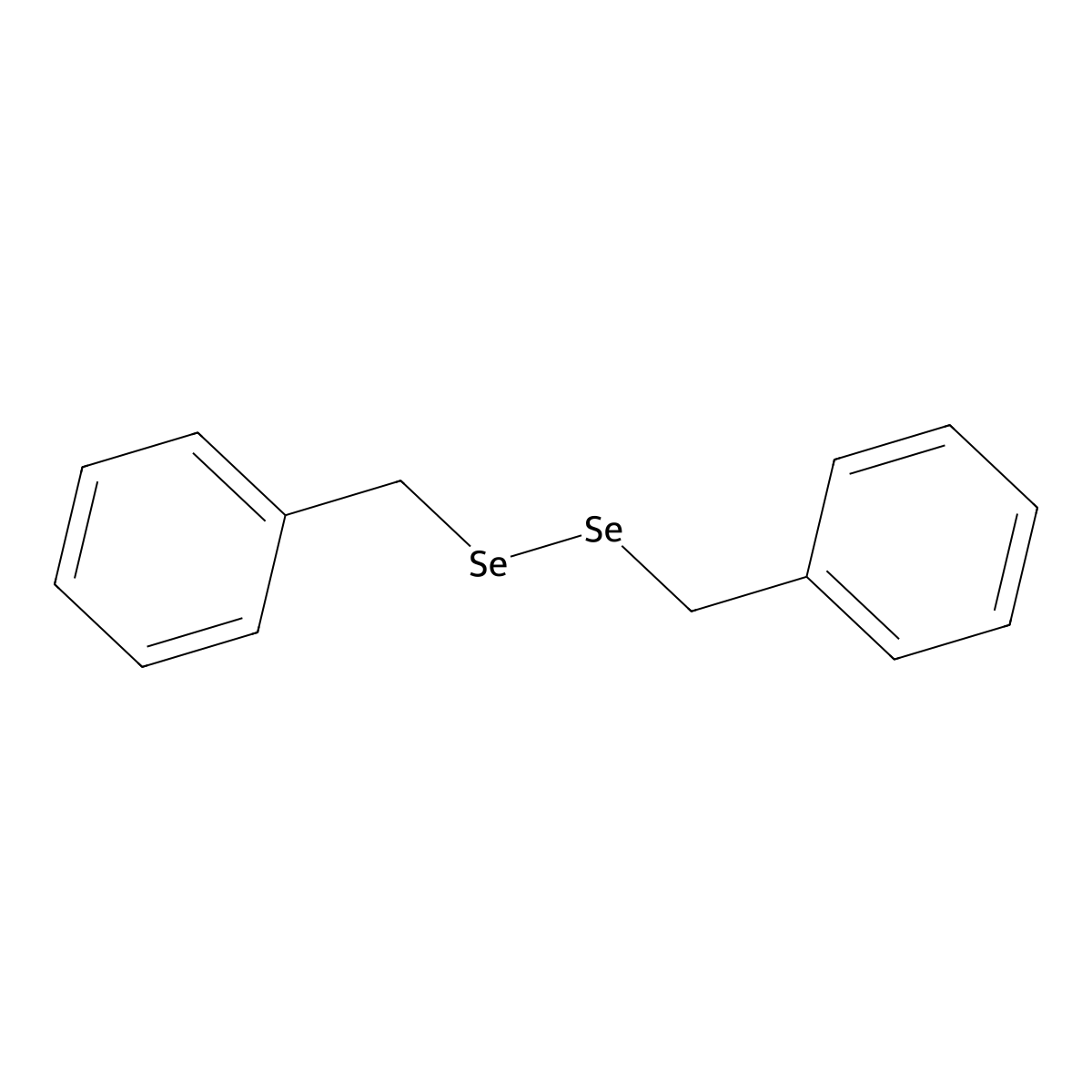Dibenzyl diselenide molecular structure, CAS 1482-82-2