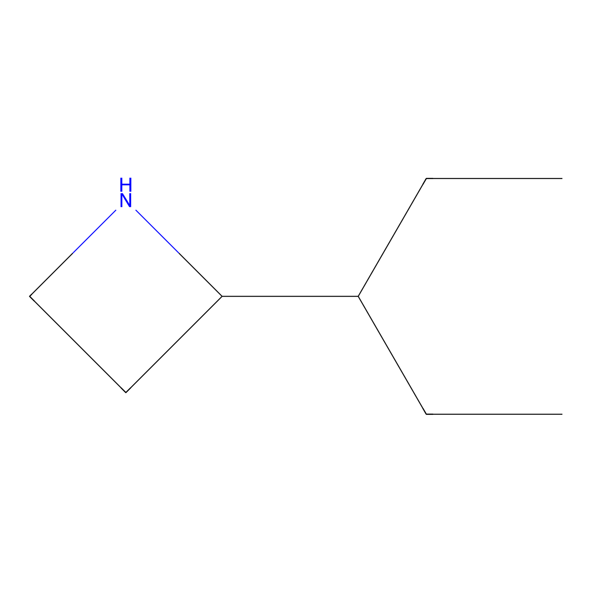 2-(Pentan-3-yl)azetidine molecular structure, CAS 1482185-68-1
