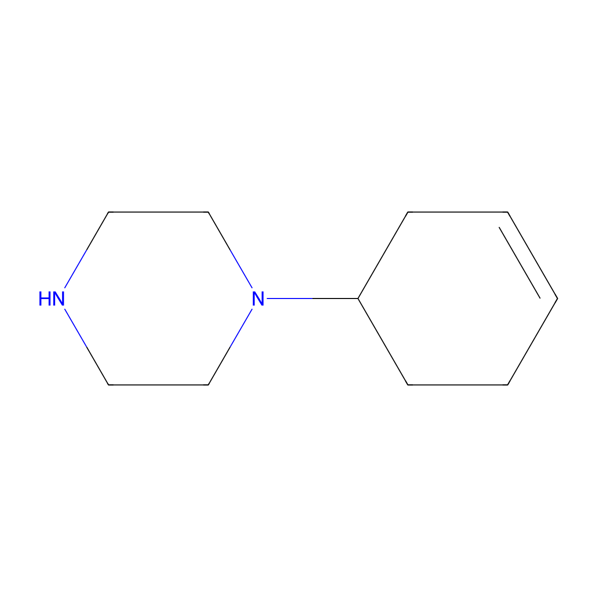 1-(Cyclohex-3-en-1-yl)piperazine molecular structure, CAS 1482242-69-2