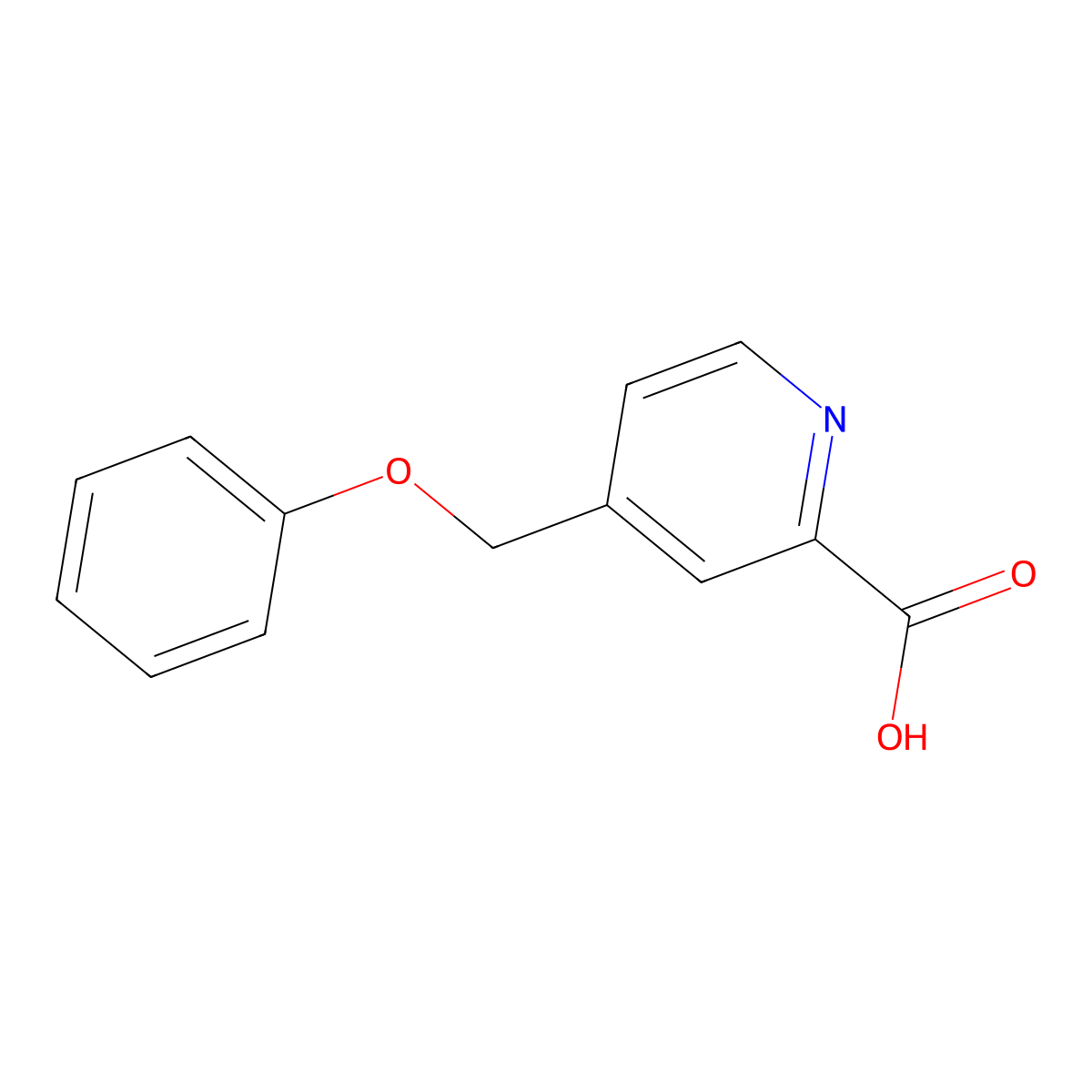 4-(Phenoxymethyl)pyridine-2-carboxylic acid molecular structure, CAS 1482276-13-0