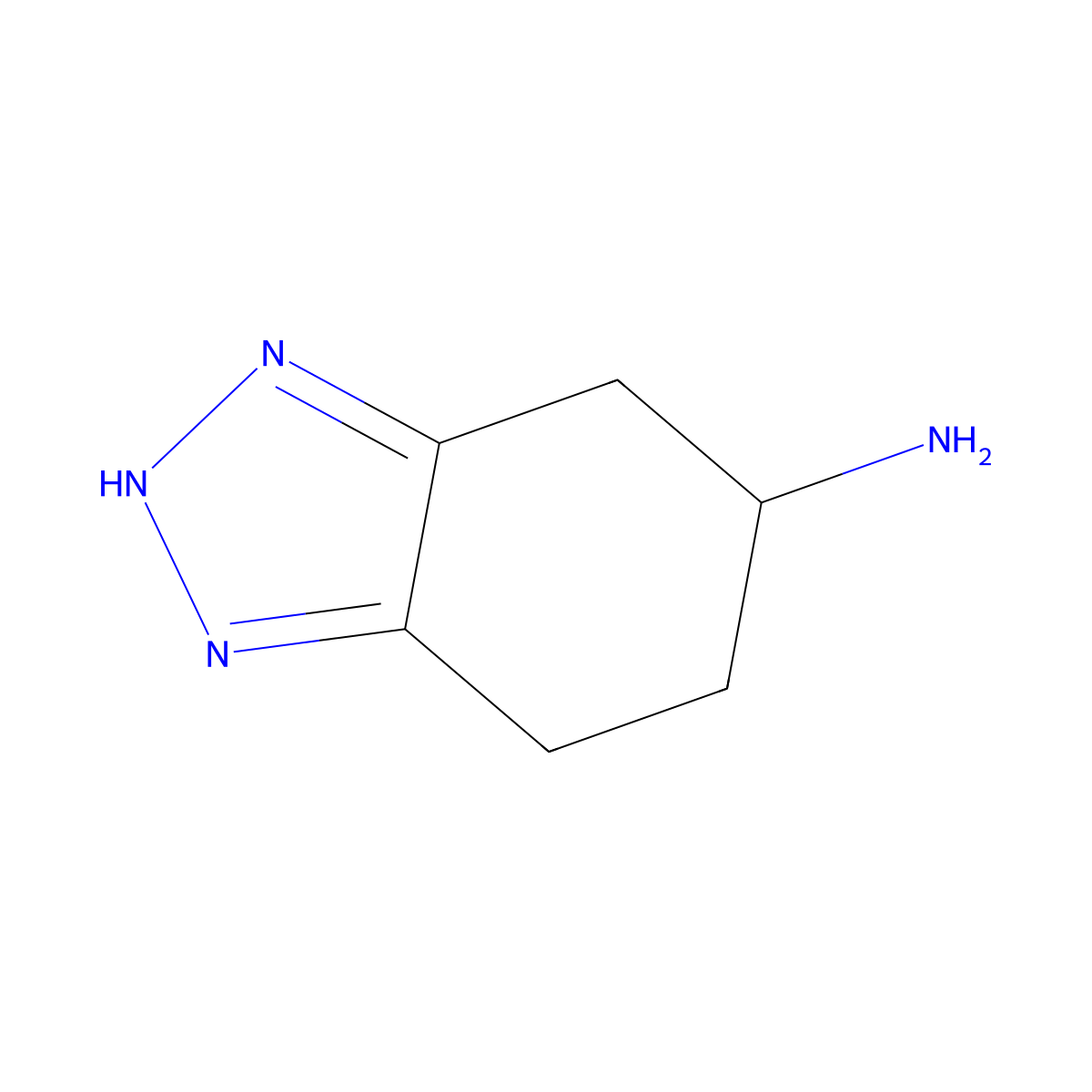 4,5,6,7-tetrahydro-1H-1,2,3-benzotriazol-5-amine molecular structure, CAS 1482427-64-4