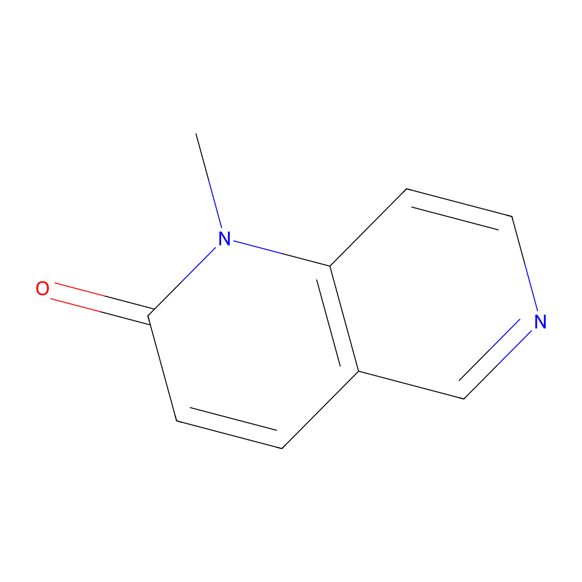 1-Methyl-1,6-naphthyridin-2(1H)-one molecular structure, CAS 148244-93-3