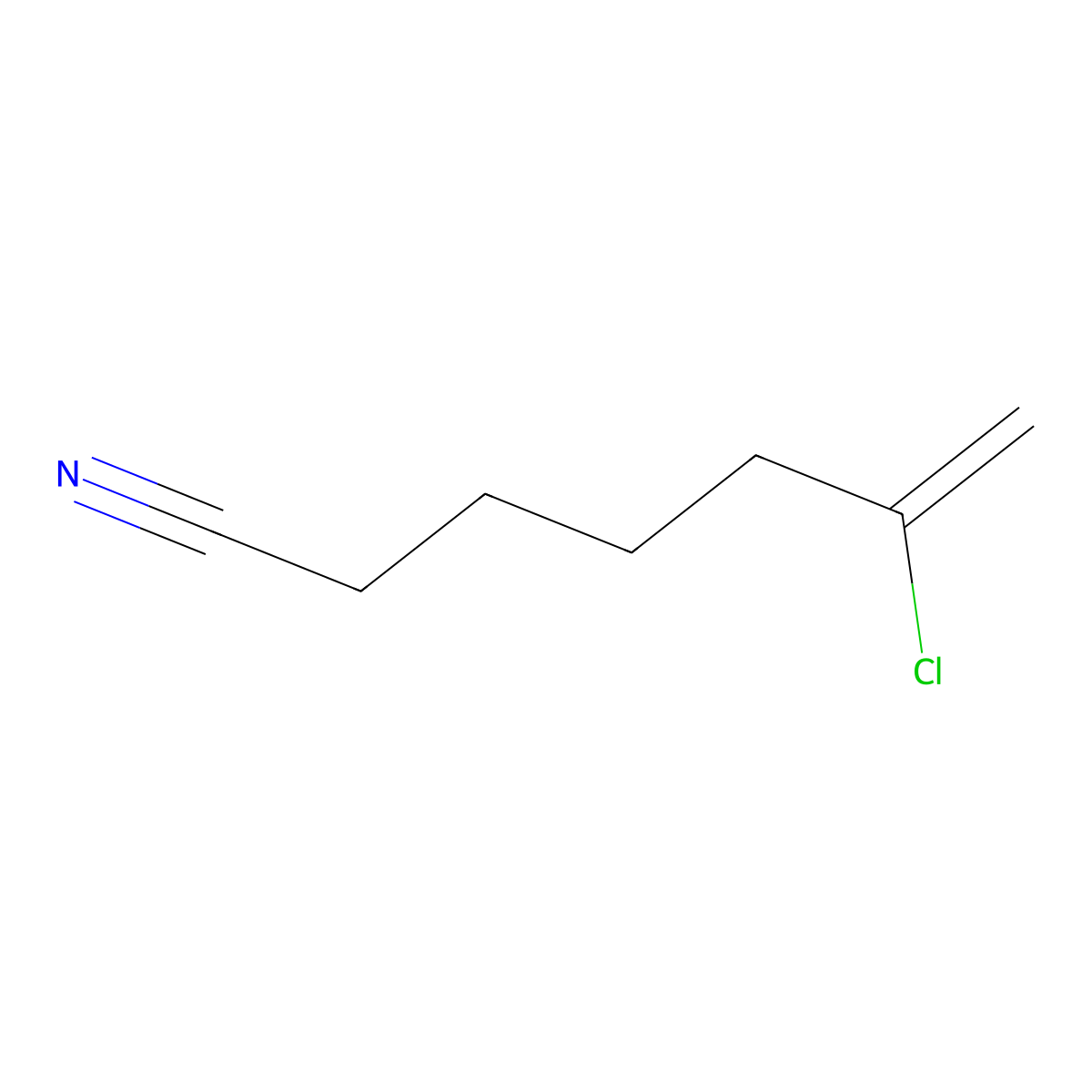 6-Chlorohept-6-enenitrile molecular structure, CAS 148252-47-5