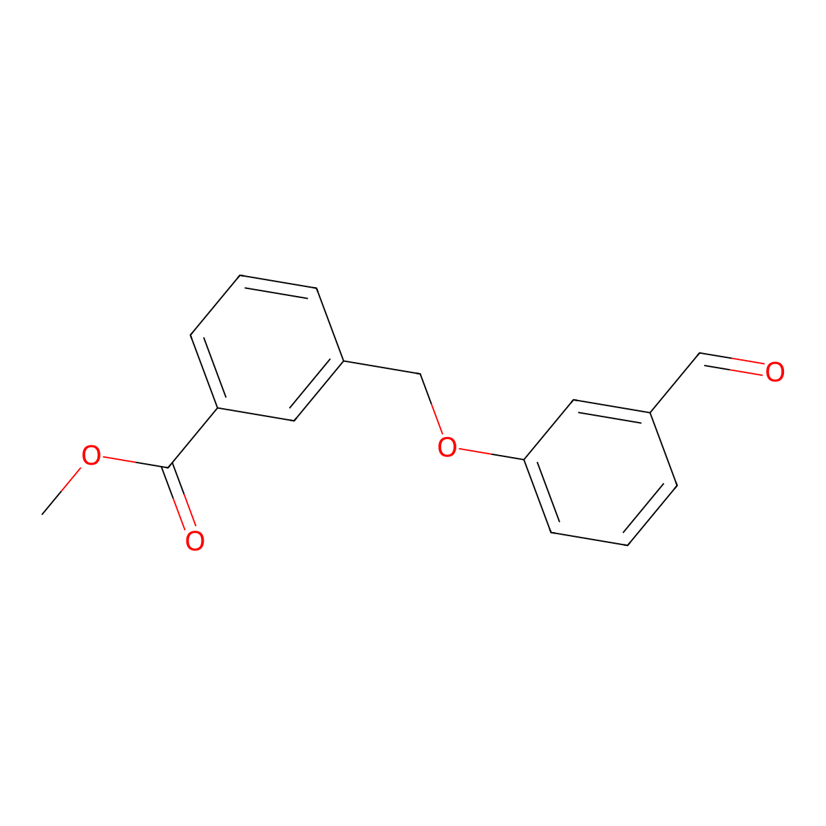 Methyl 3-[(3-formylphenoxy)methyl]benzoate molecular structure, CAS 148254-63-1