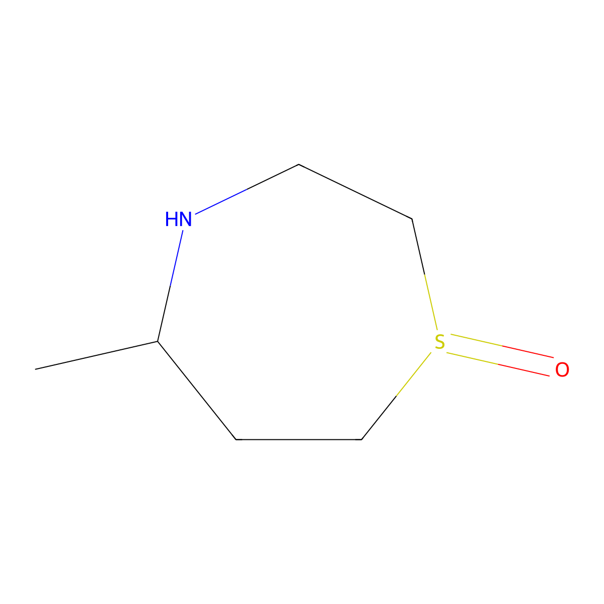 5-Methyl-1lambda4,4-thiazepan-1-one molecular structure, CAS 1482540-91-9