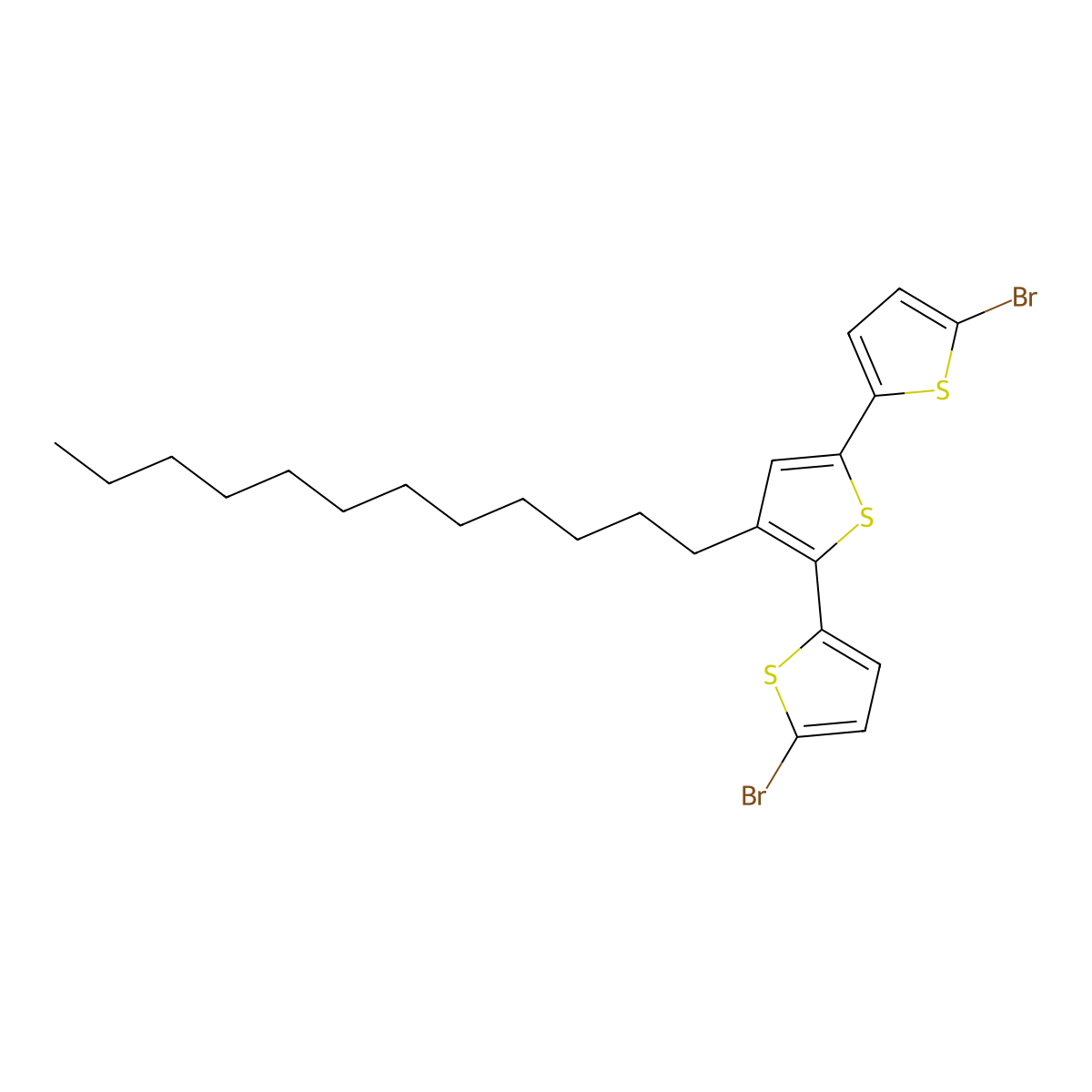 1~5~,3~5~-Dibromo-2~3~-dodecyl-1~2~,2~2~:2~5~,3~2~-terthiophene molecular structure, CAS 148256-66-0