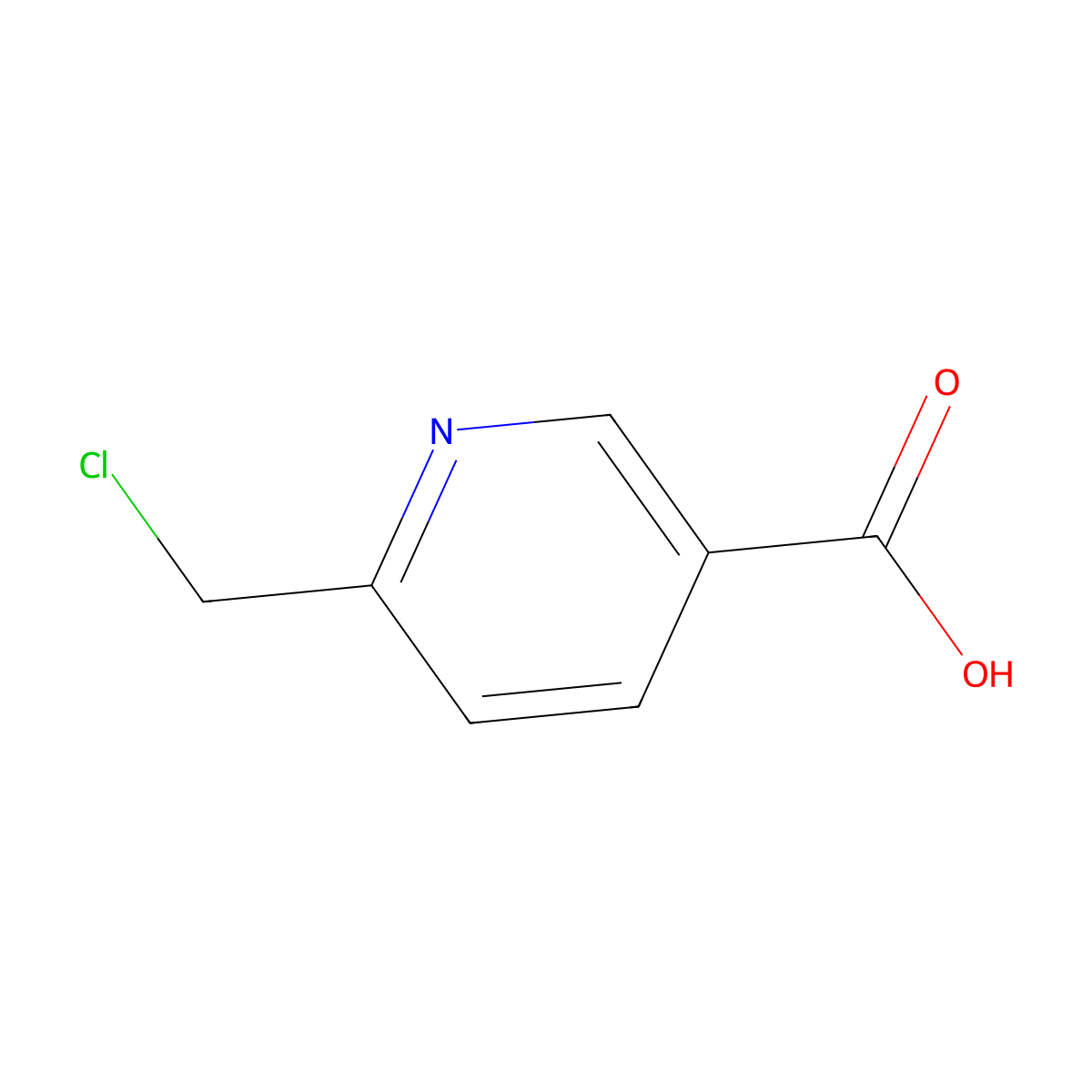 6-(Chloromethyl)nicotinic acid molecular structure, CAS 148258-27-9