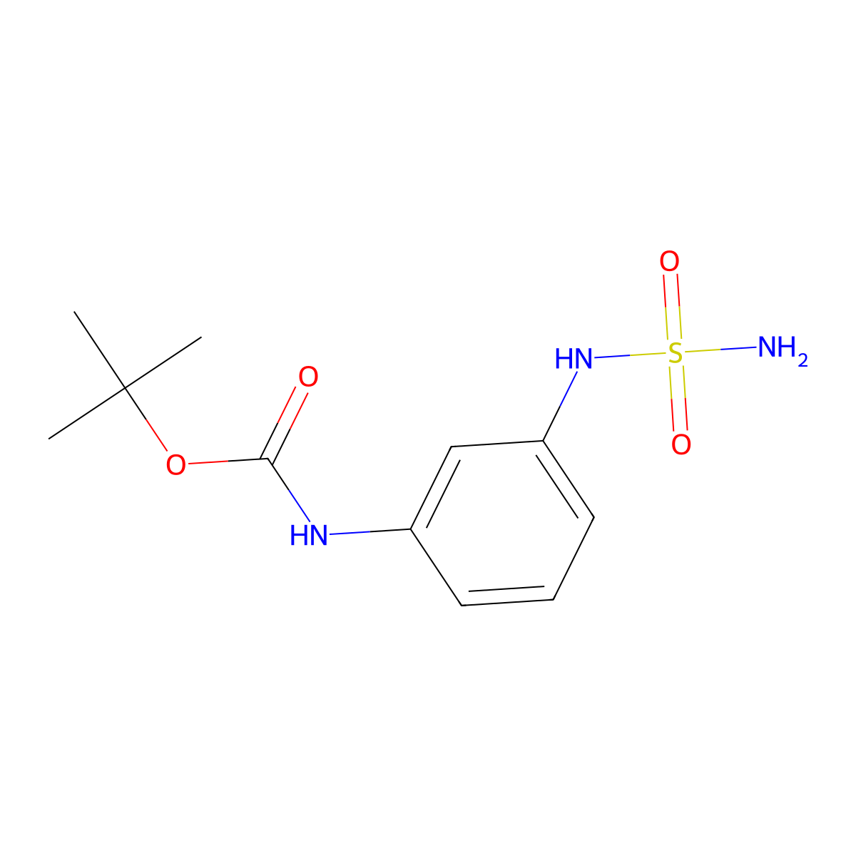 Tert-butyl (3-(sulfamoylamino)phenyl)carbamate molecular structure, CAS 1482592-52-8