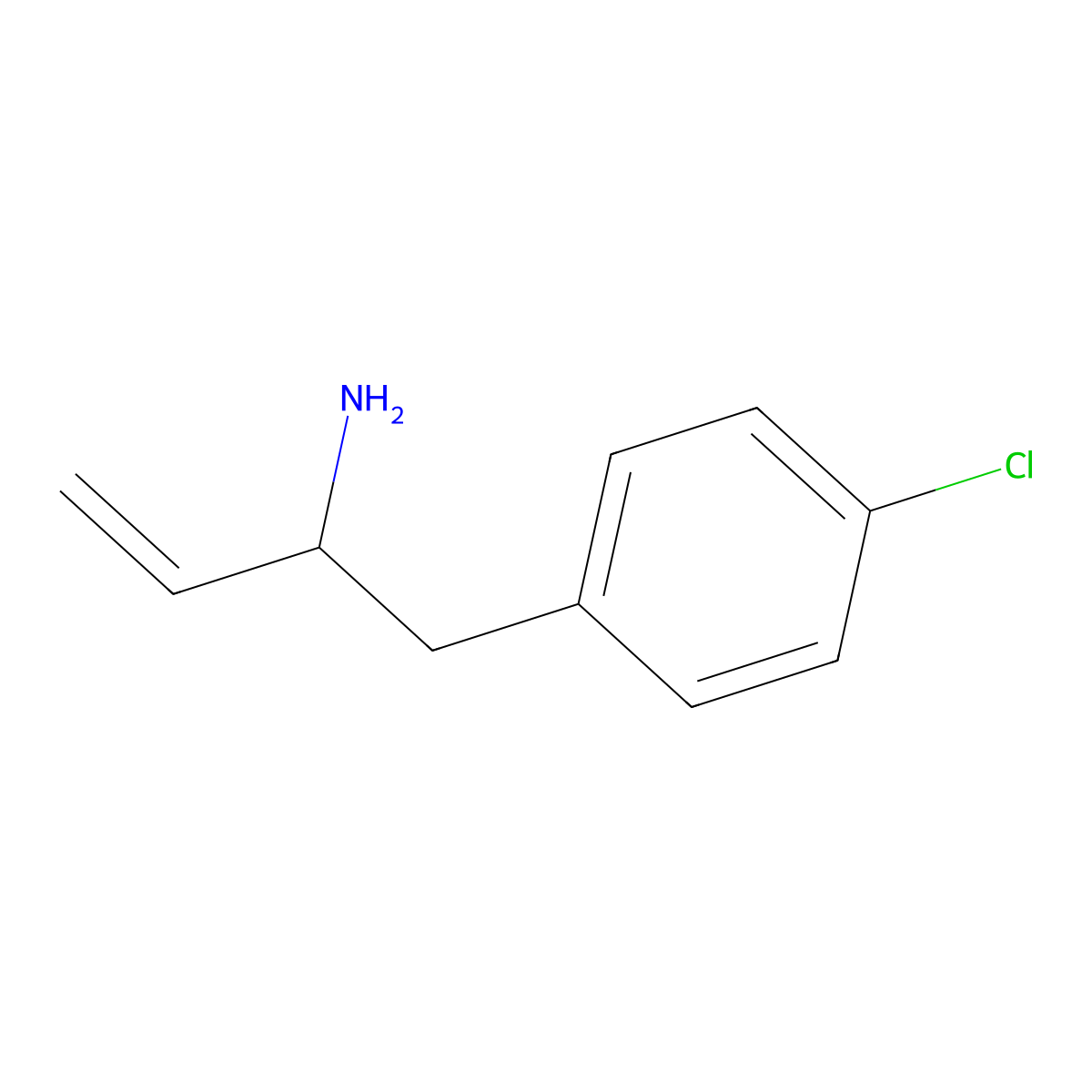 1-(4-Chlorophenyl)but-3-en-2-amine molecular structure, CAS 1482718-37-5